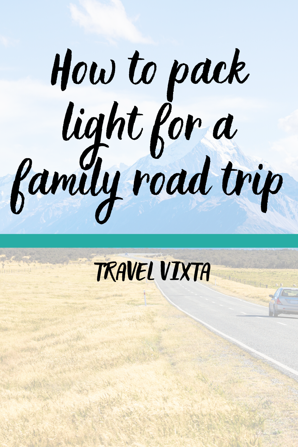 How to pack light for a family road trip
