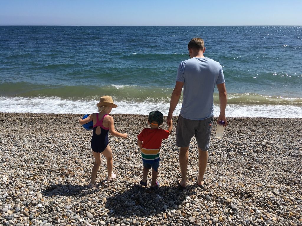 Our 2019 family travel, events and days out bucket list - Branscombe beach Devon