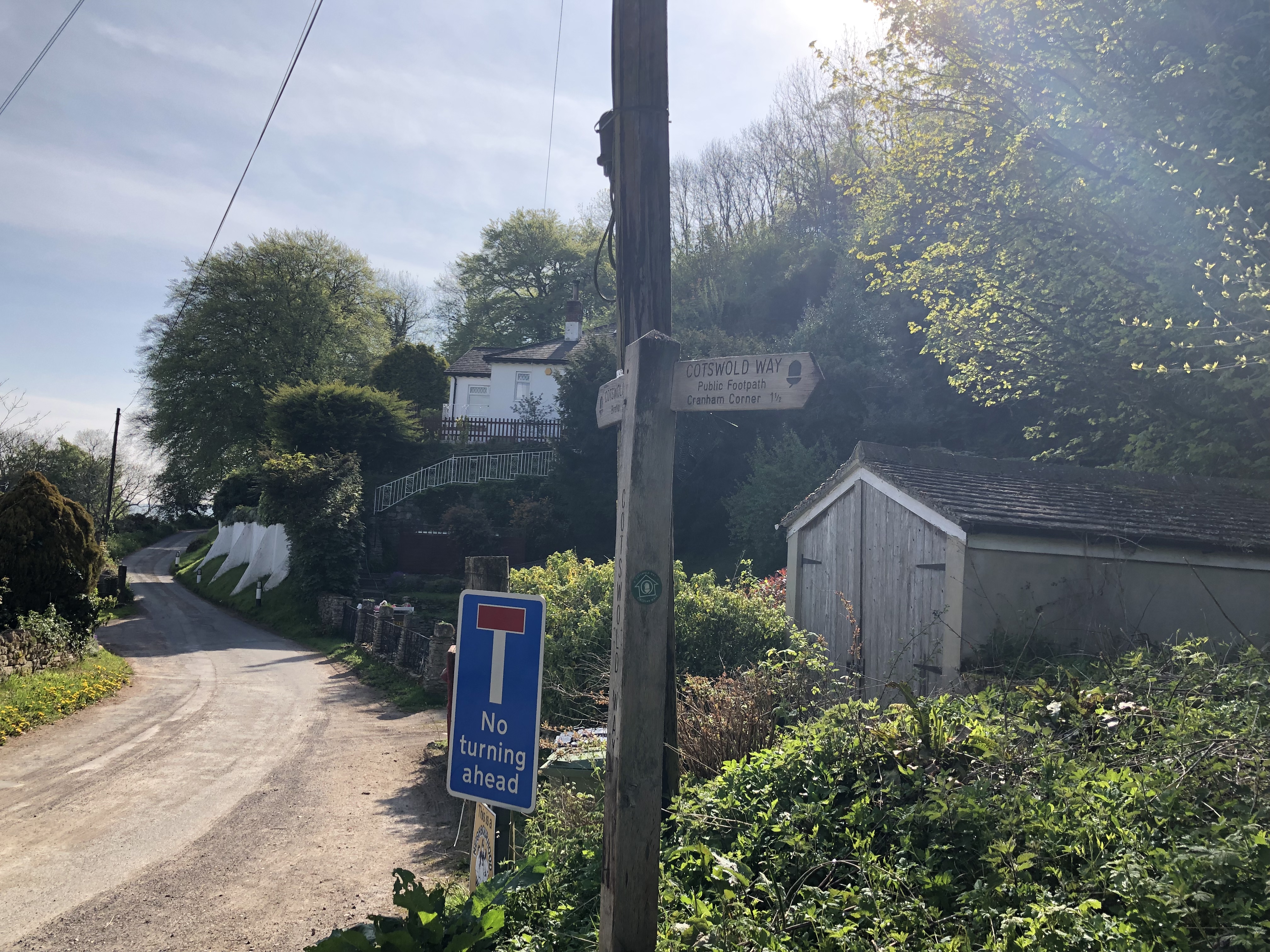 A woodland walk from Coopers Hill Nature Reserve to Great Witcombe Roman Villa