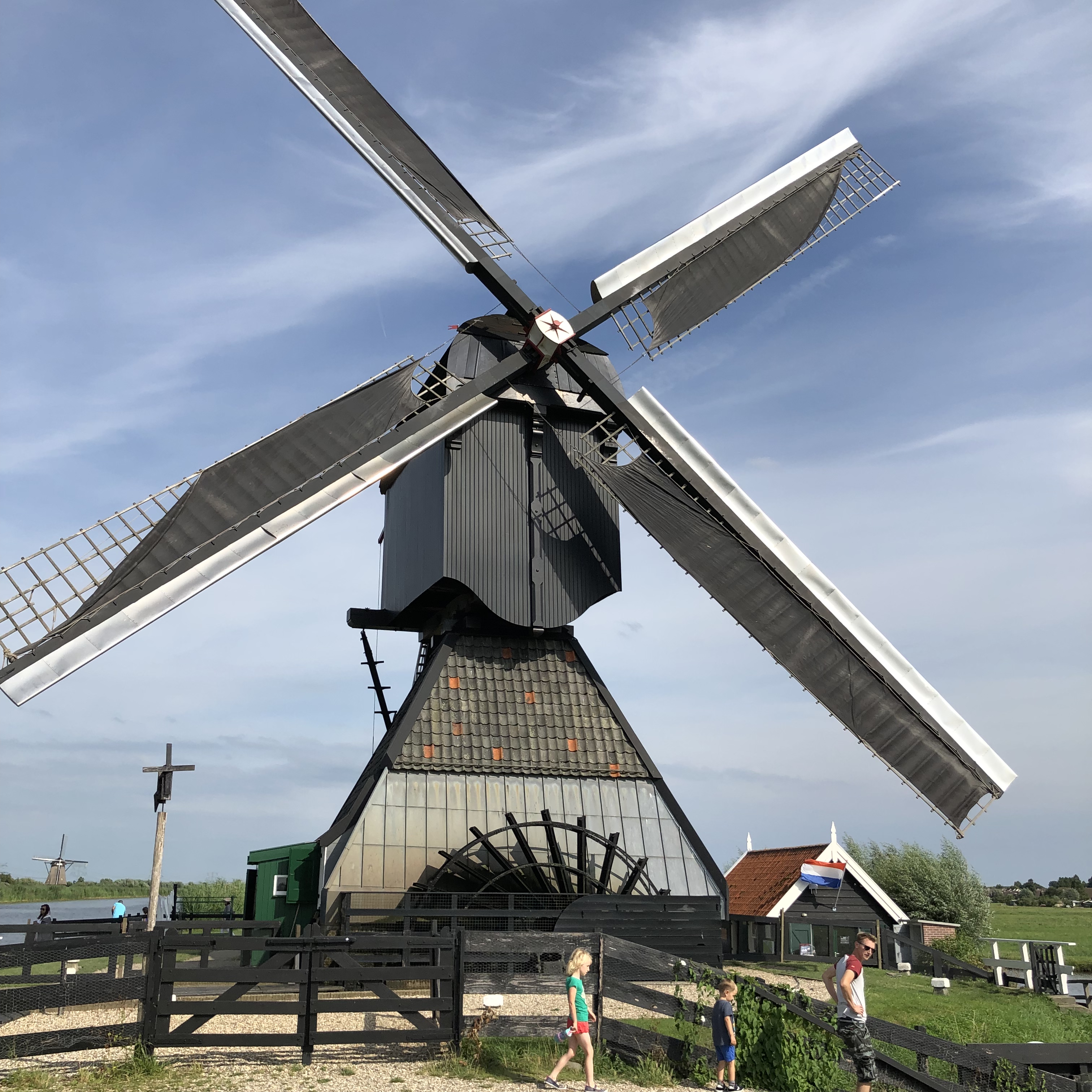 Europe family road trip day 1 - England to Netherlands / UNESCO World Heritage Kinderdijk / Camping Vliegenbos