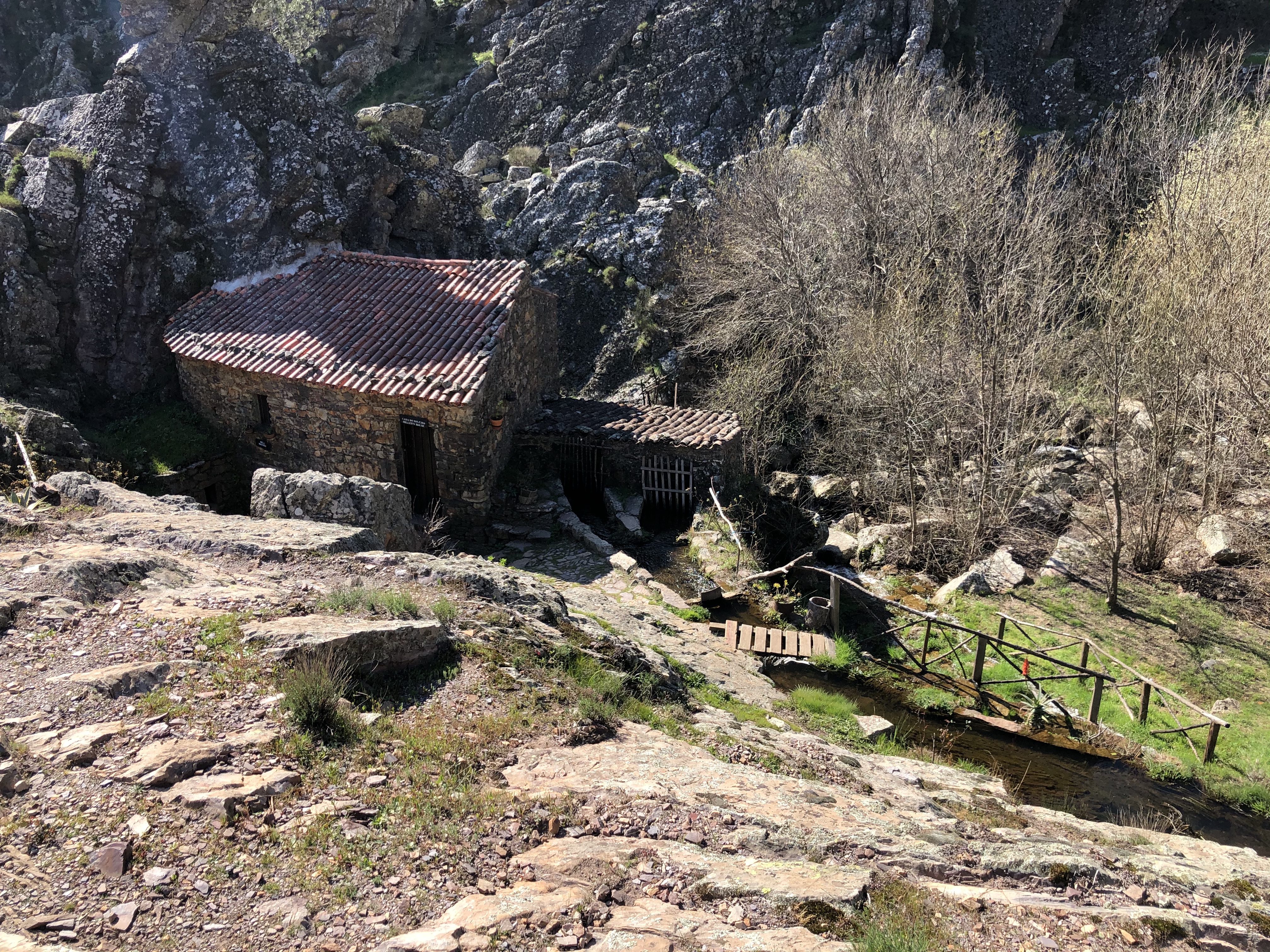 Mountain houses Penha Garcia Castelo Branco Portugal travel with kids