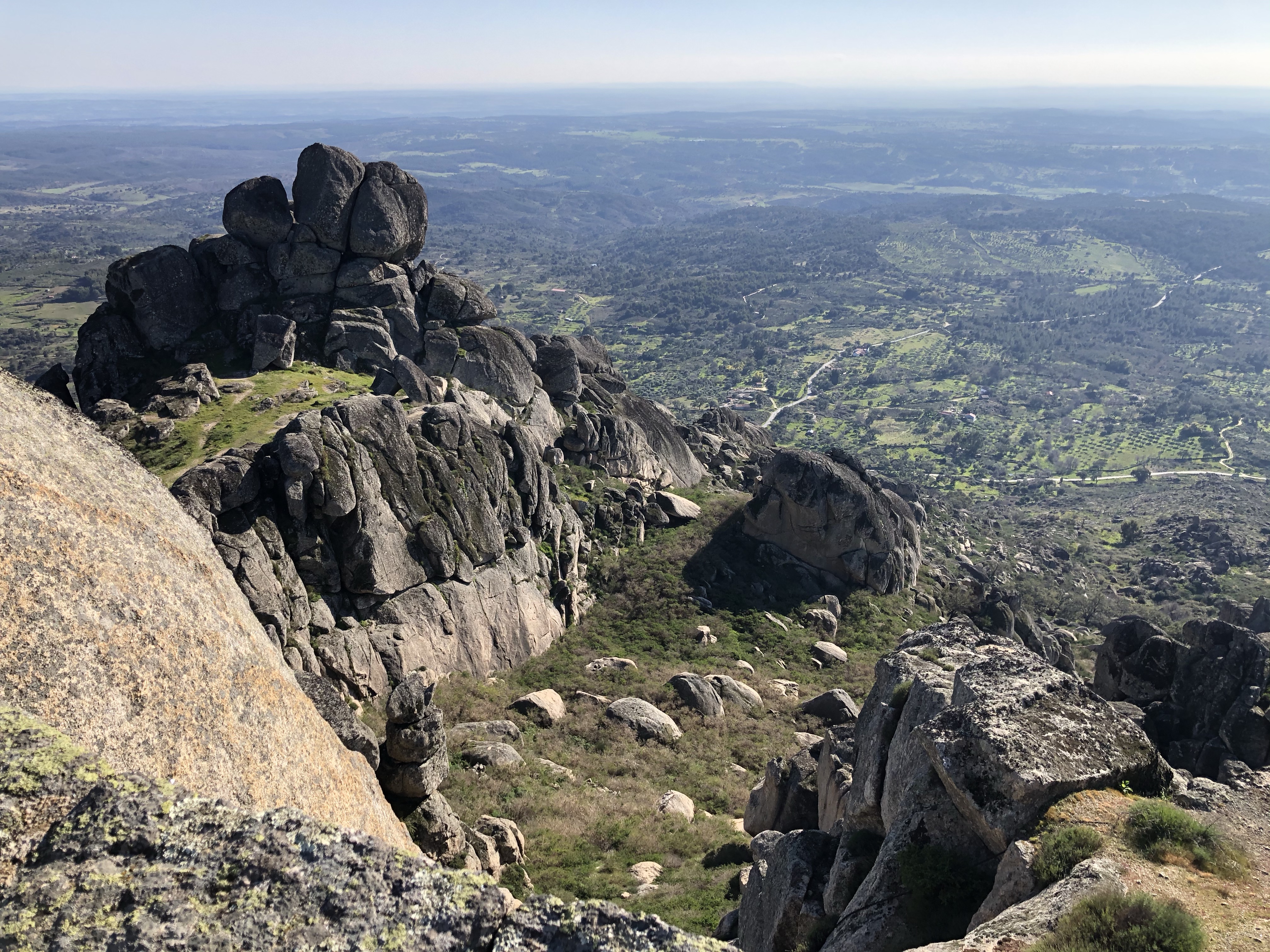 rock village + castle of Monsanto Portugal travel with kids