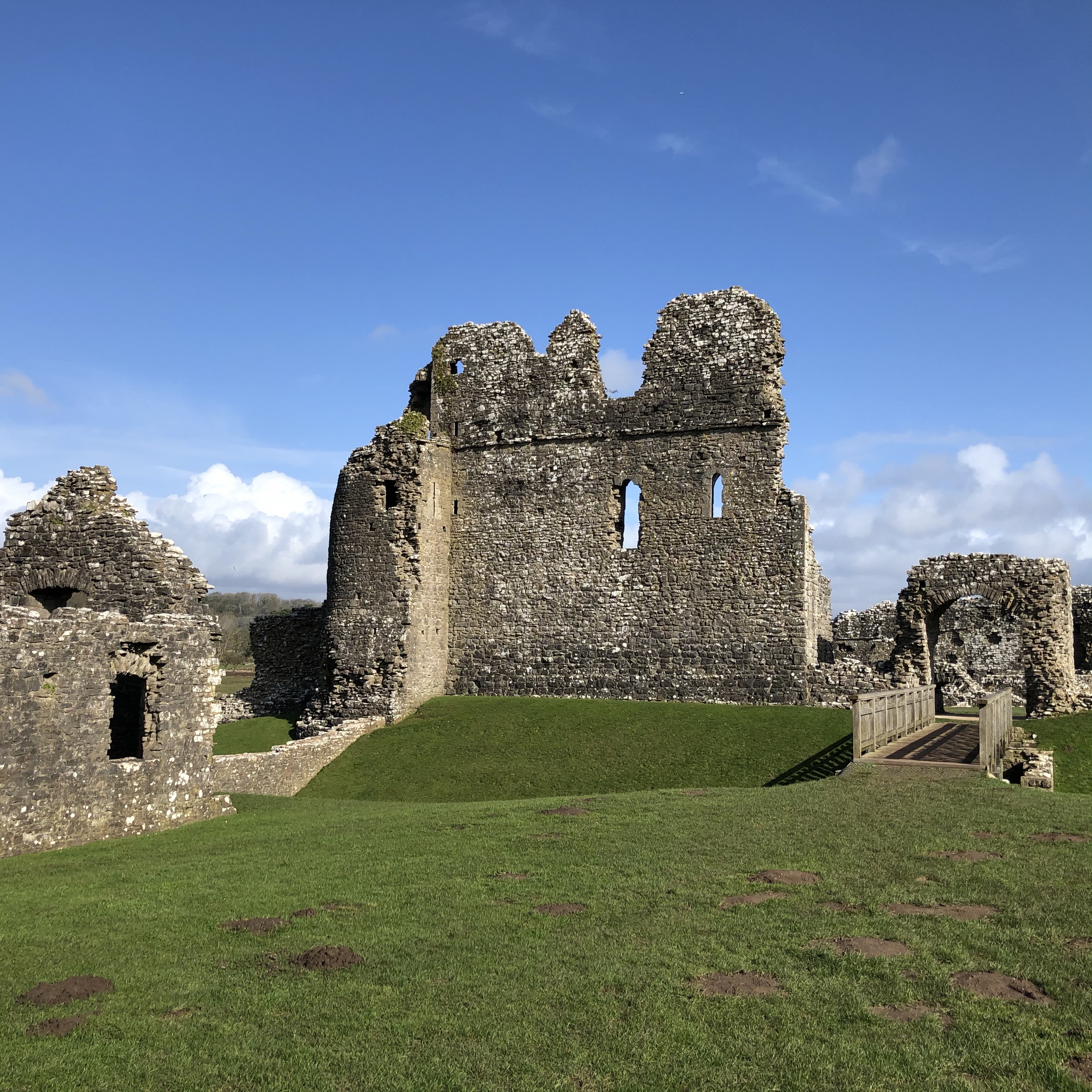 Ogmore Castle Ruins Wales