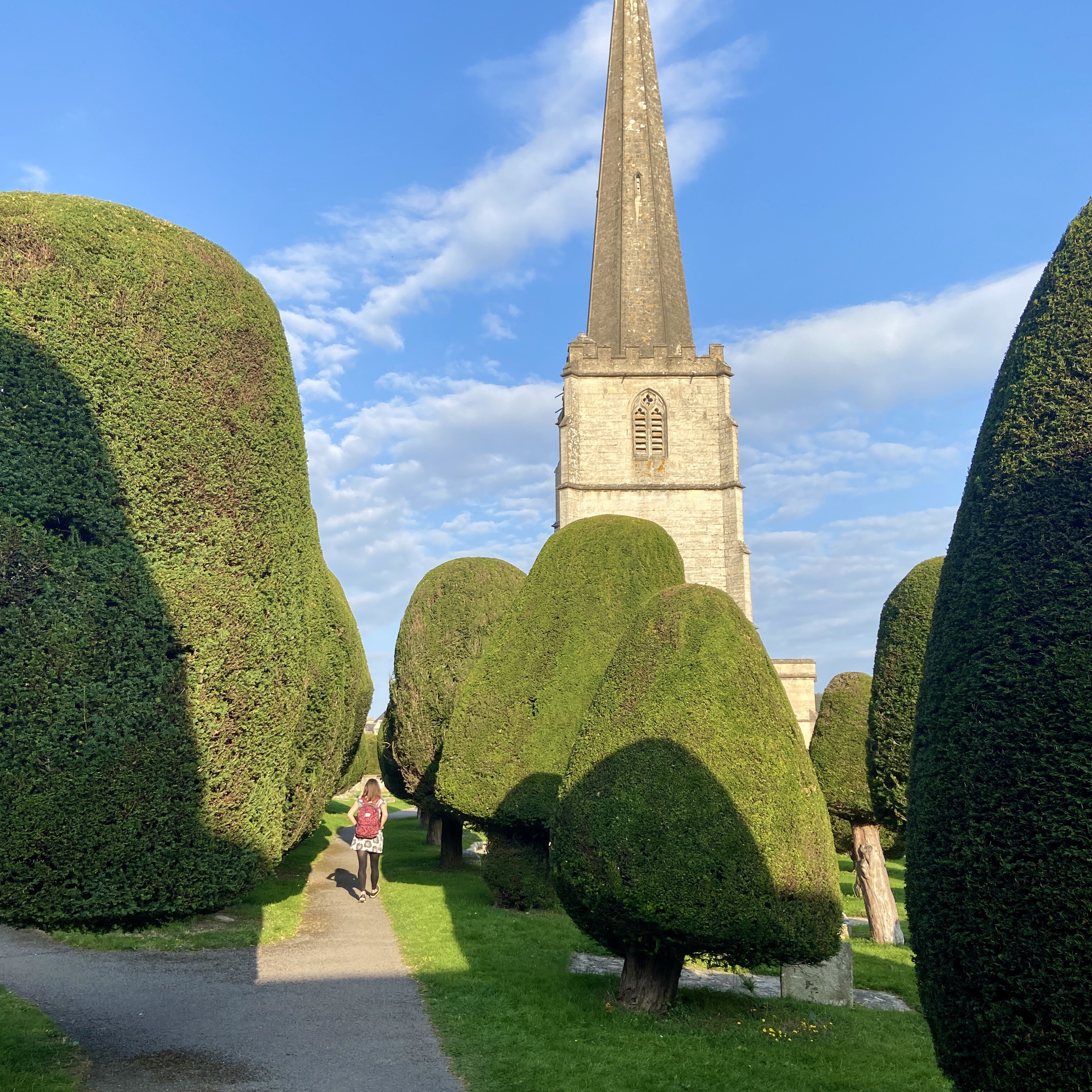 Painswick church 99 trees
