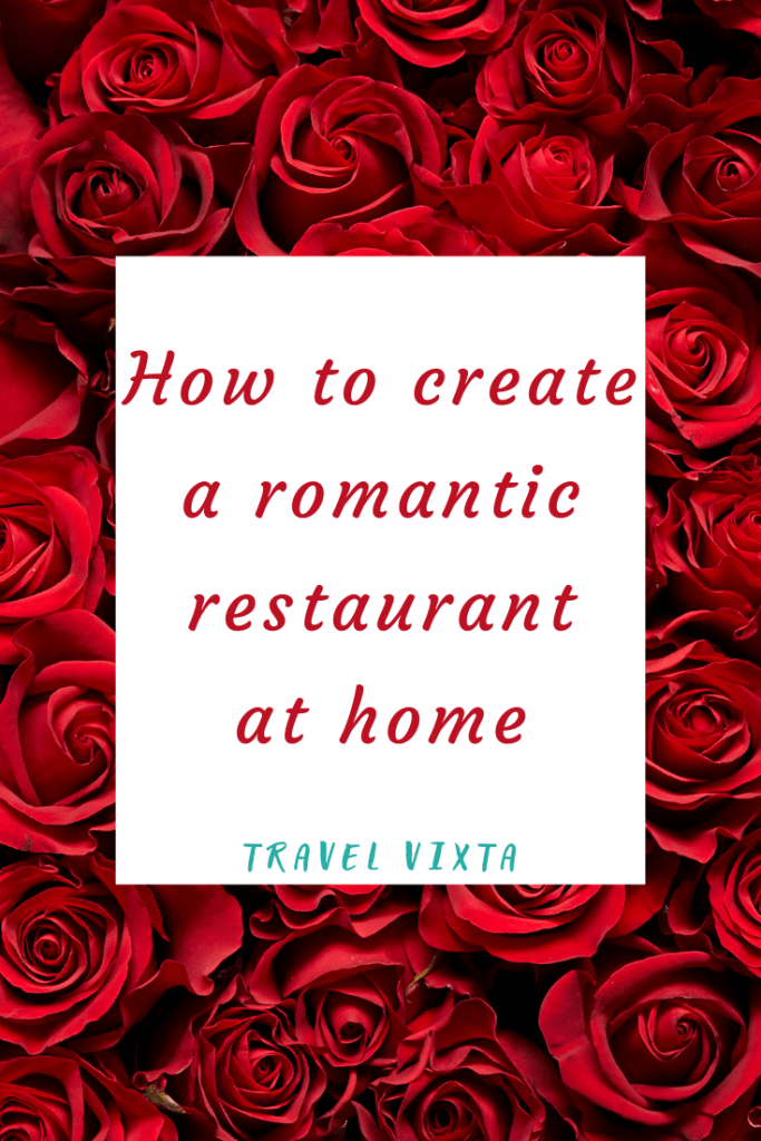 romantic restaurant at home