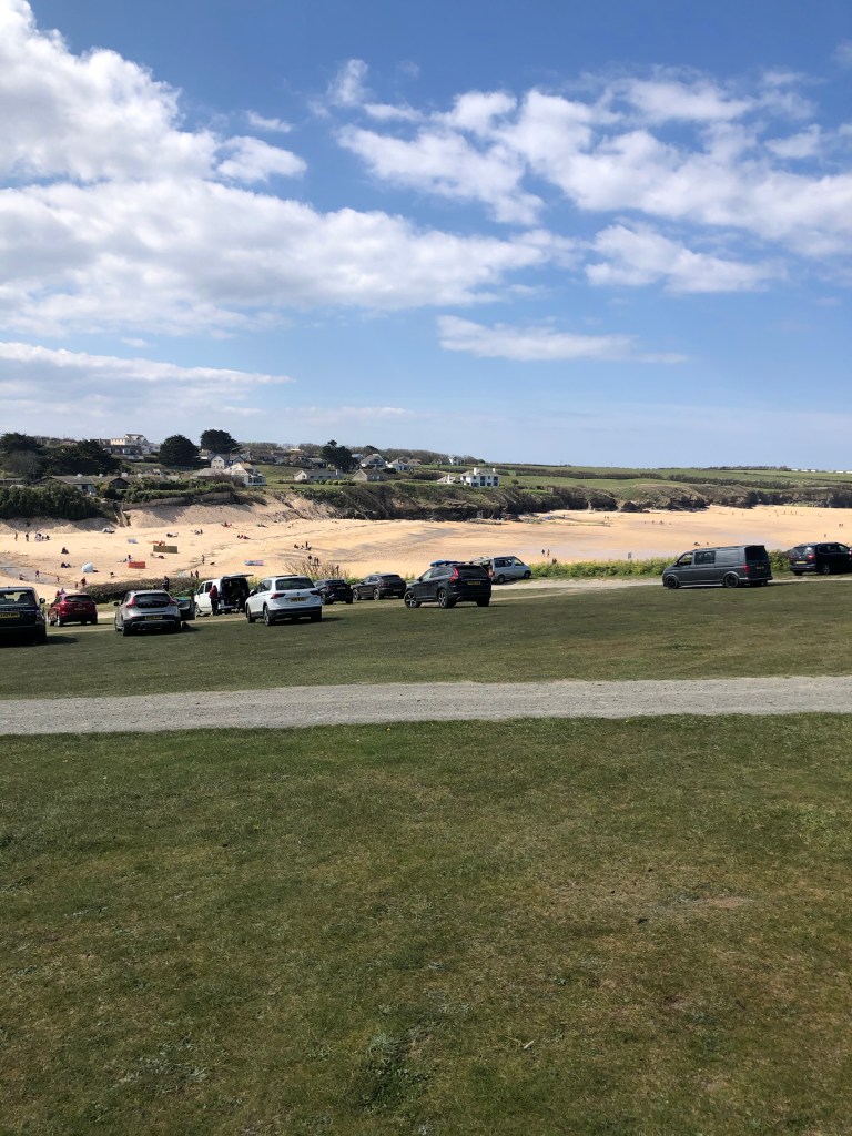 haryln bay beach cornwall