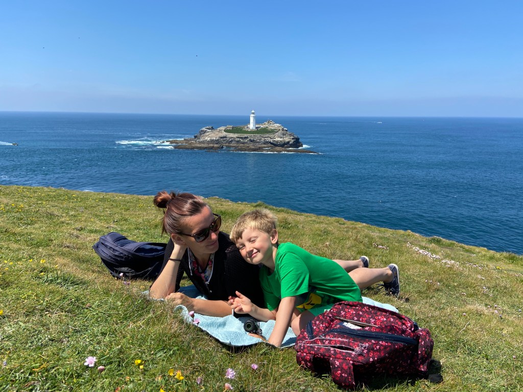 Godrevy lighthouse in Cornwall