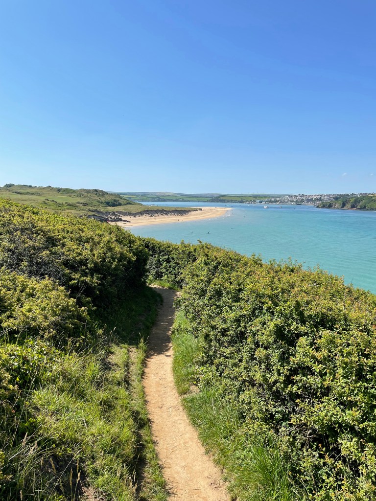 Daymer Beach to Brea Beach coastal path walk Cornwall stunning views