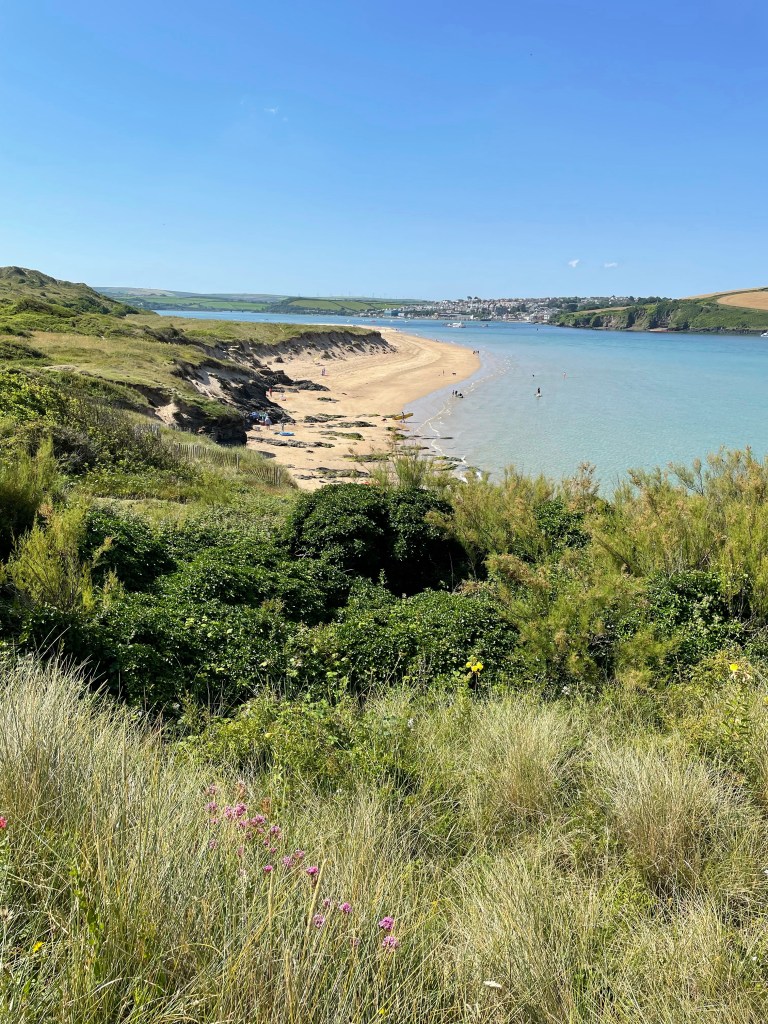 Daymer Beach to Brea Beach coastal path walk Cornwall stunning views
