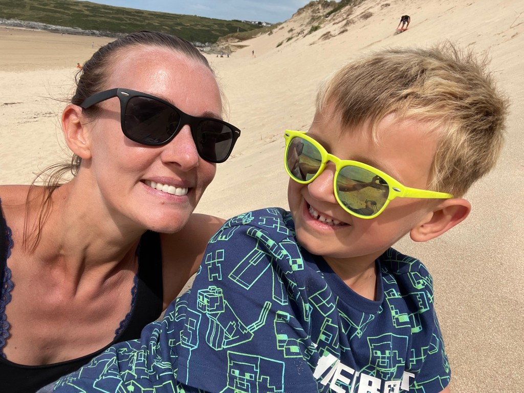 Crantock Beach family travel blog