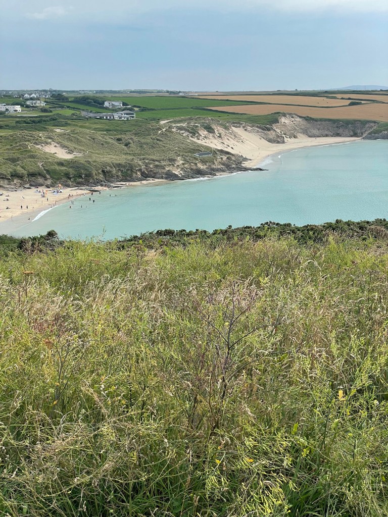 pentire headland cornwall crantock beach