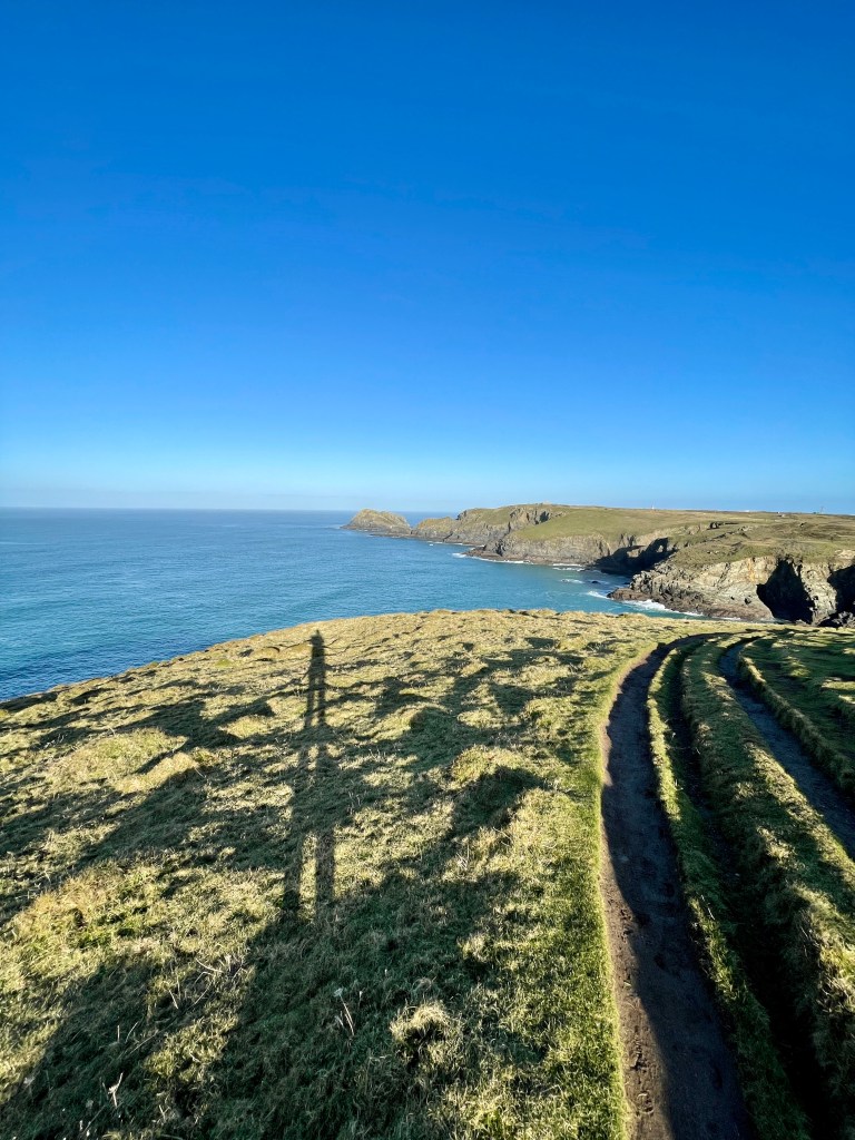 Gull rocks holywell in the distance