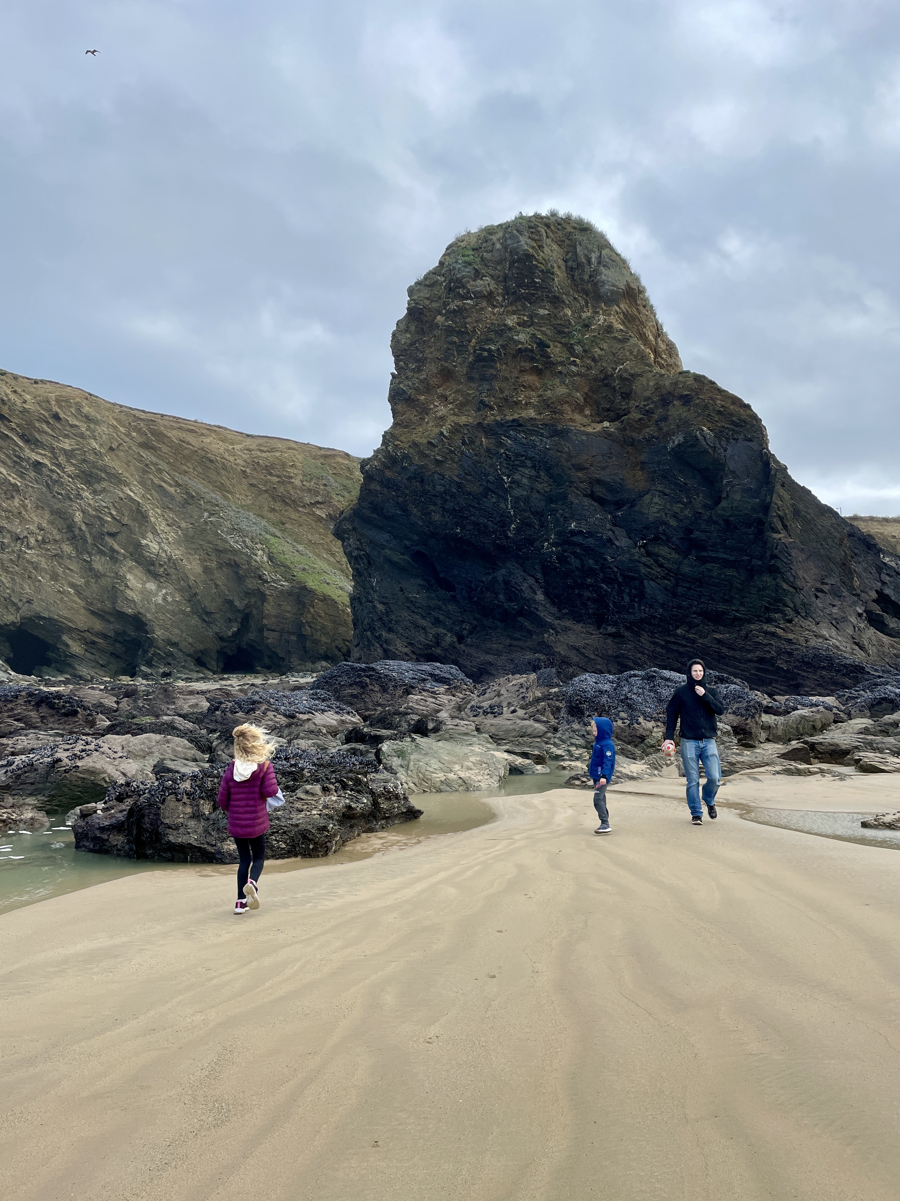 Black Humphrey Rock Whipsiderry Beach Newquay