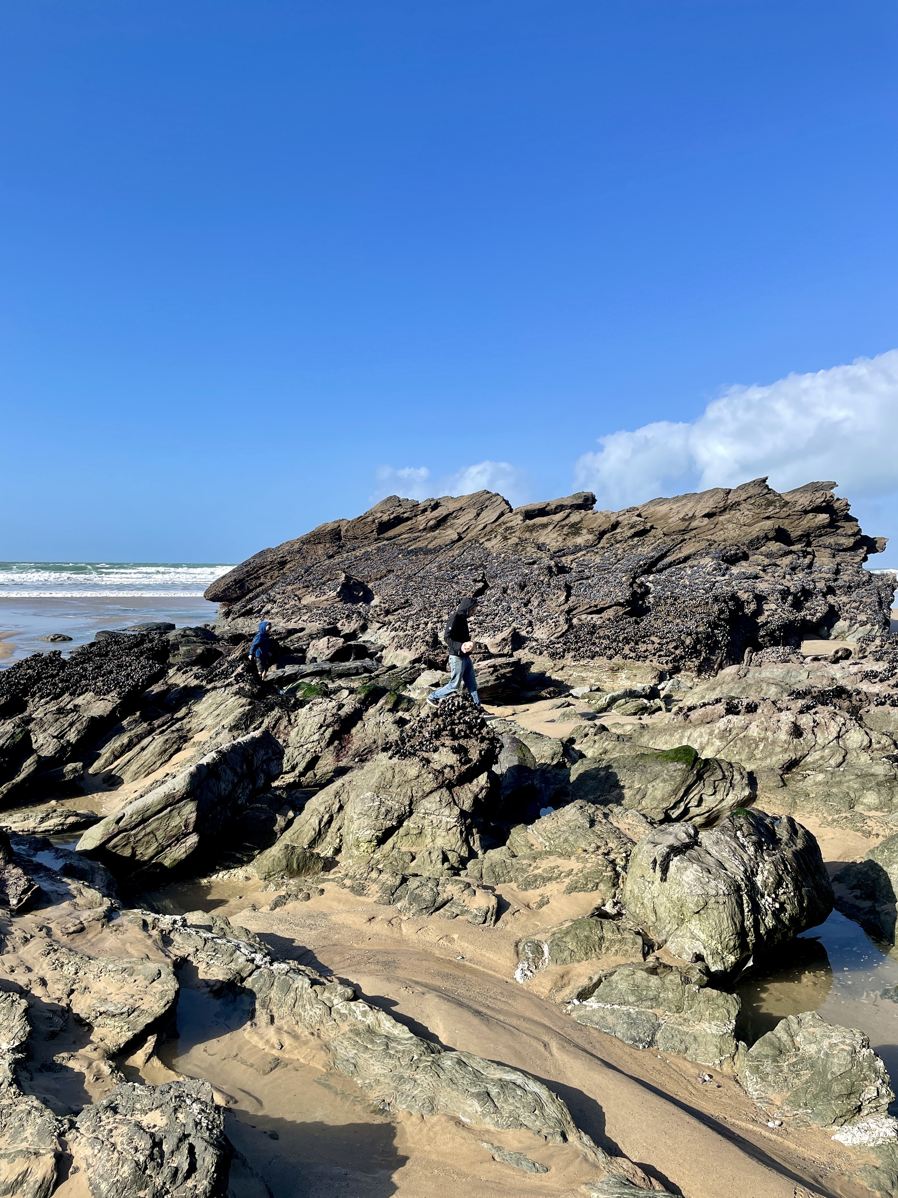 whipsiderry to watergate beach walk low tide