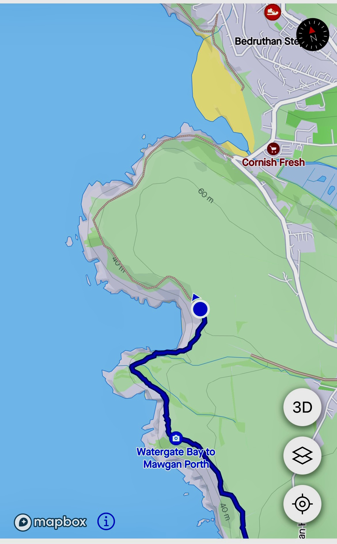 Watergate Bay to Mawgan Porth South West Coastal Path walk