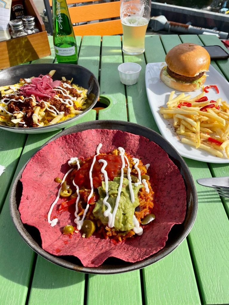 vegan food sailors arms newquay burrito wrap
