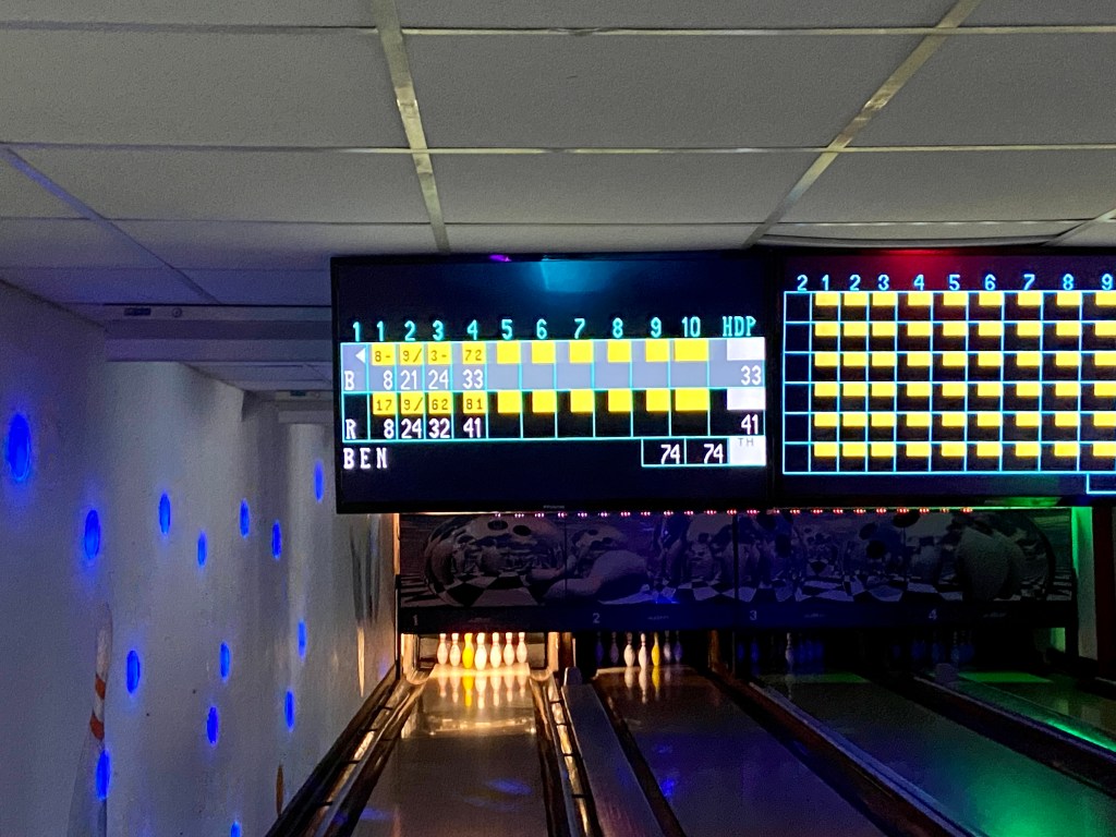 Porth ten pin bowling score