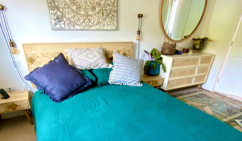 cosy guest bedroom setup