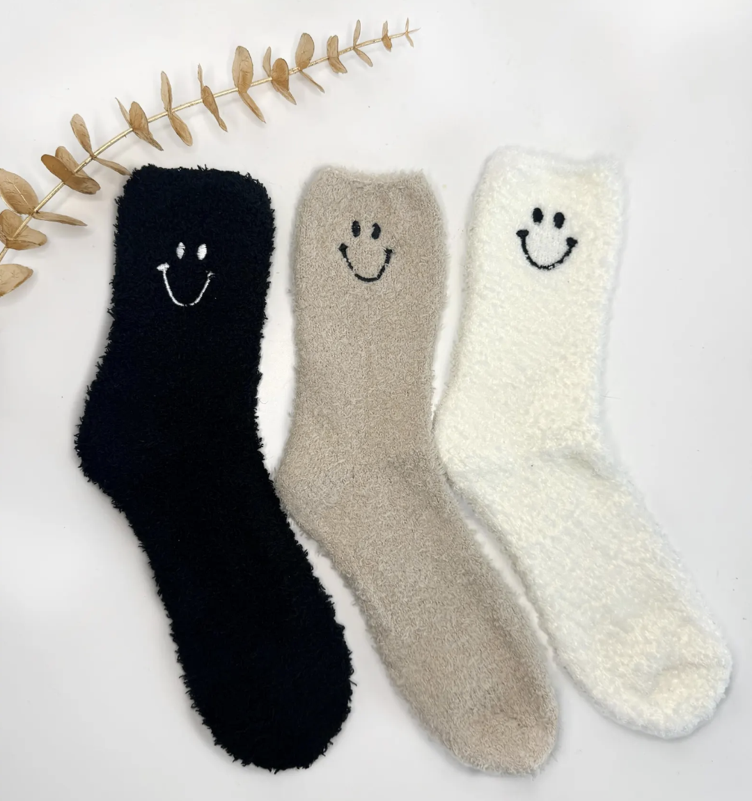 cosy fluffy socks