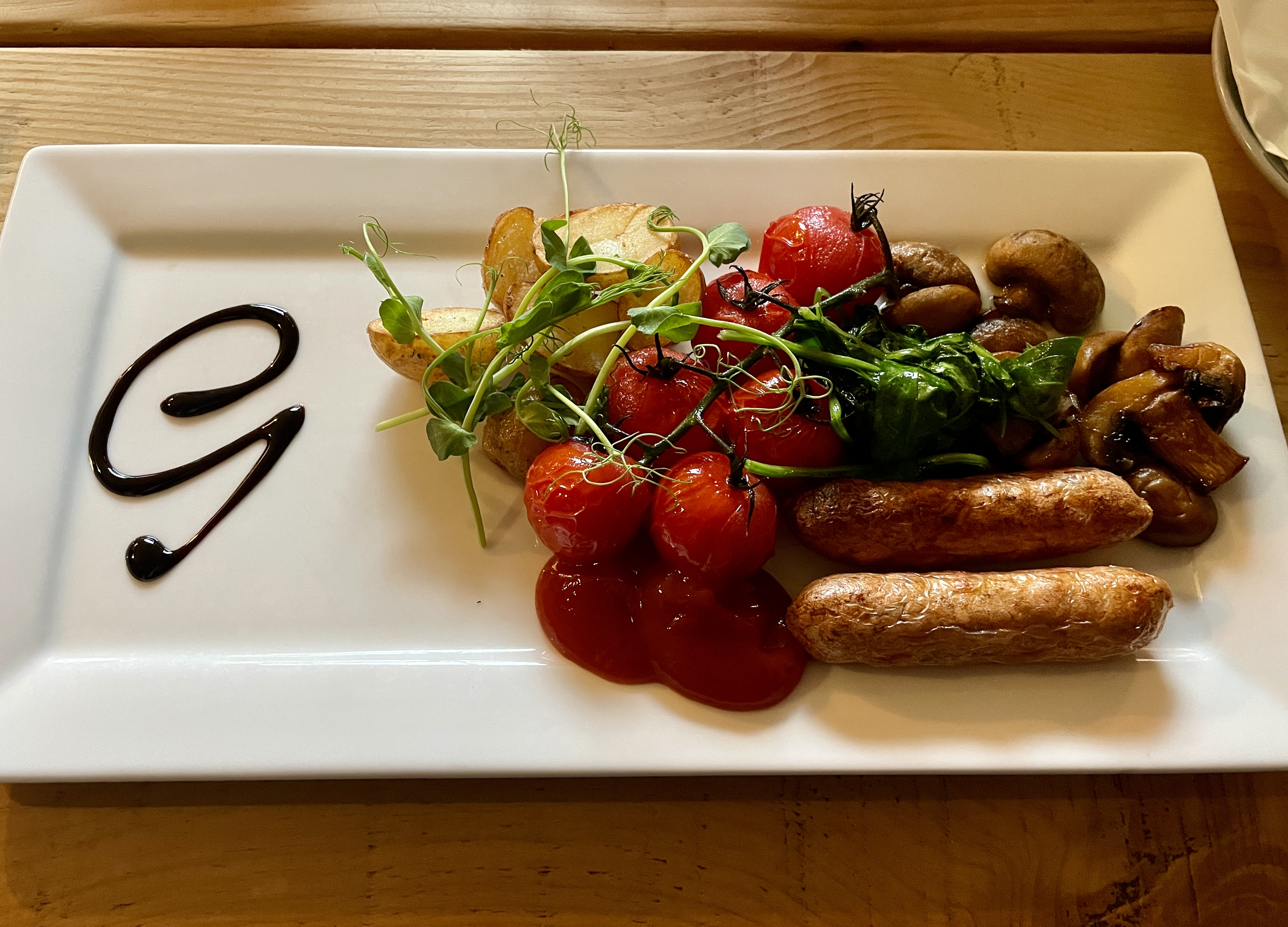 the greyhound inn wilton wiltshire vegan breakfast review