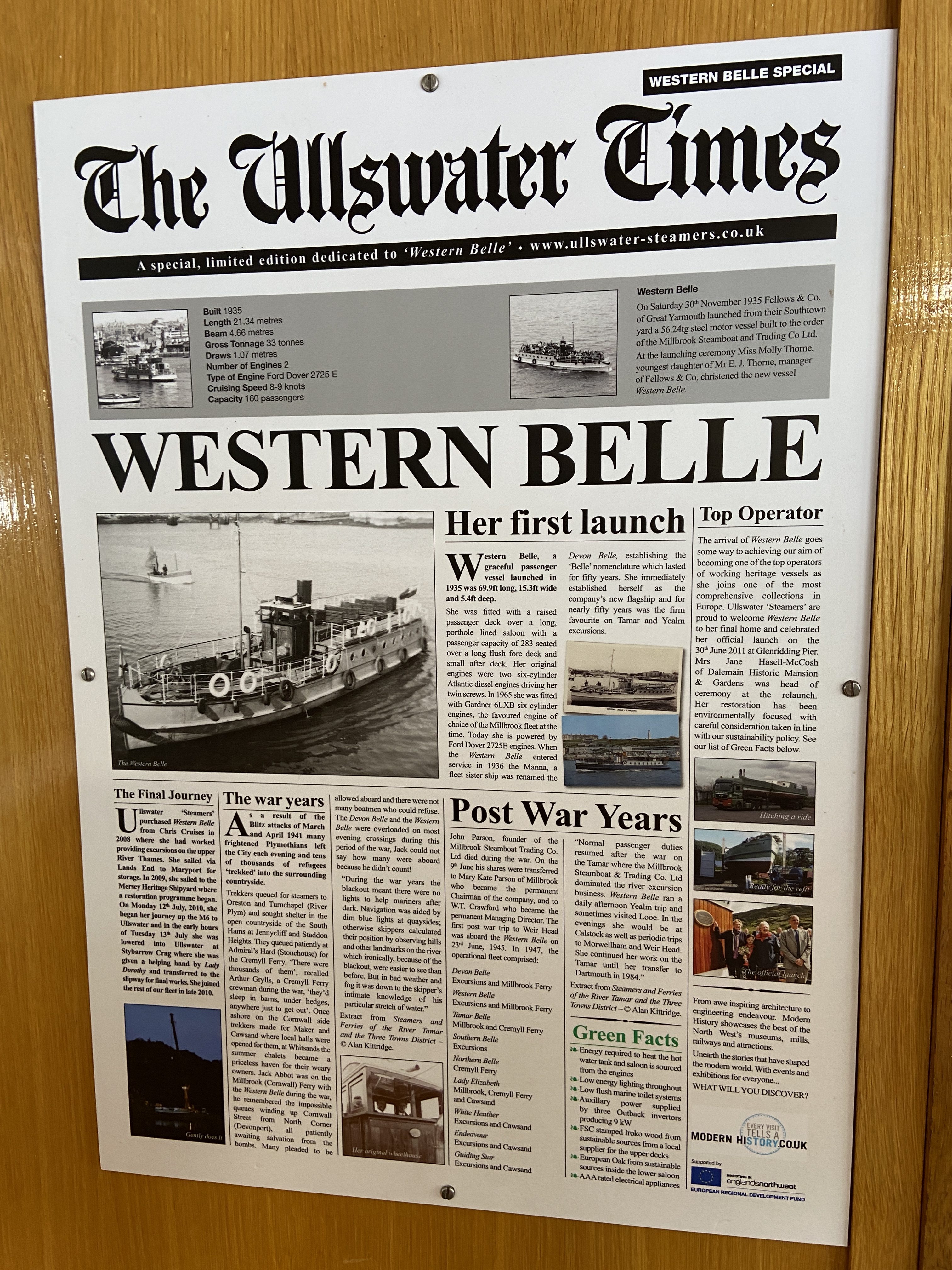Ullswater Steamers Review