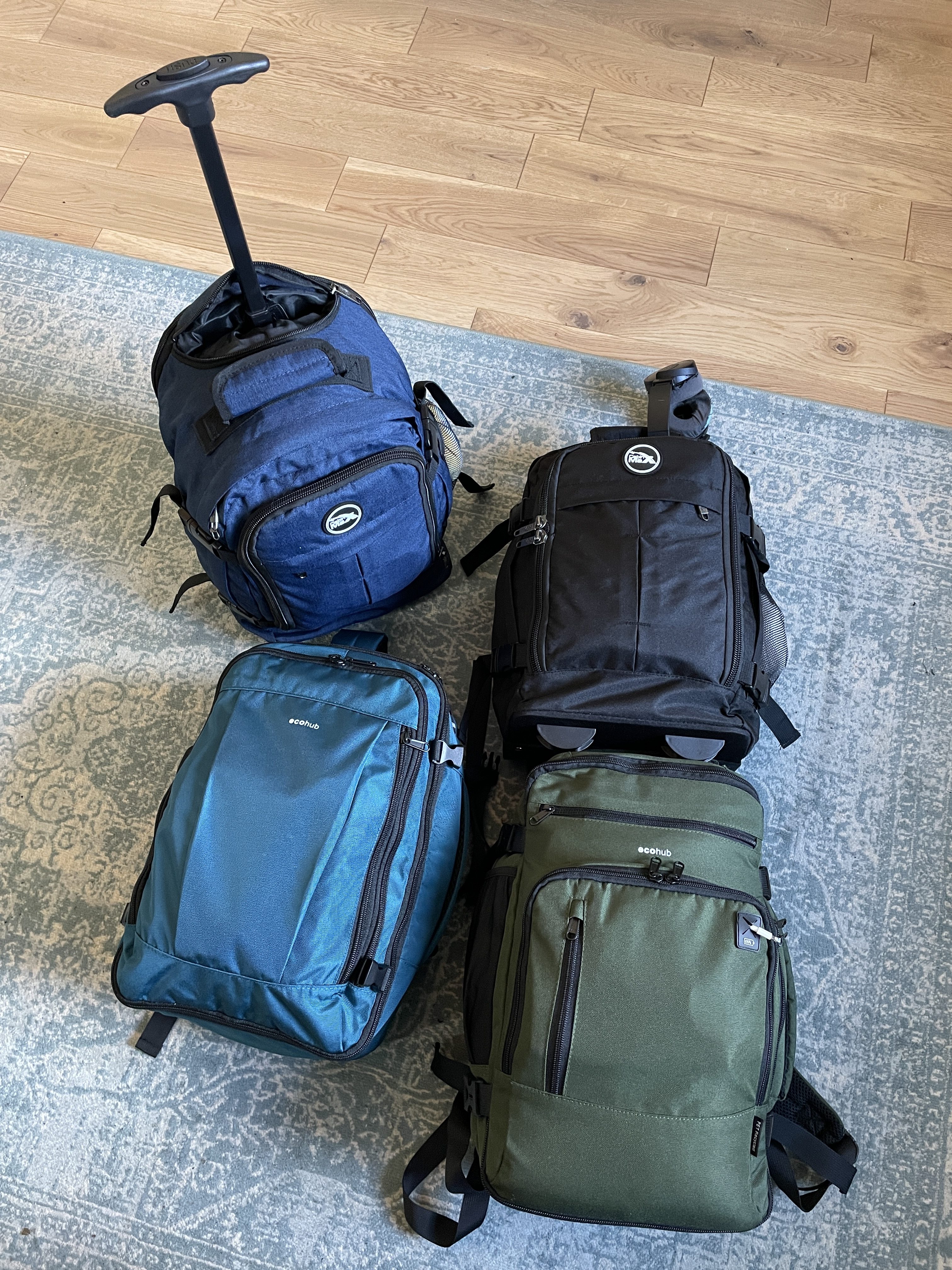 Family 7 Night Ryanair Underseat Bag Packing List