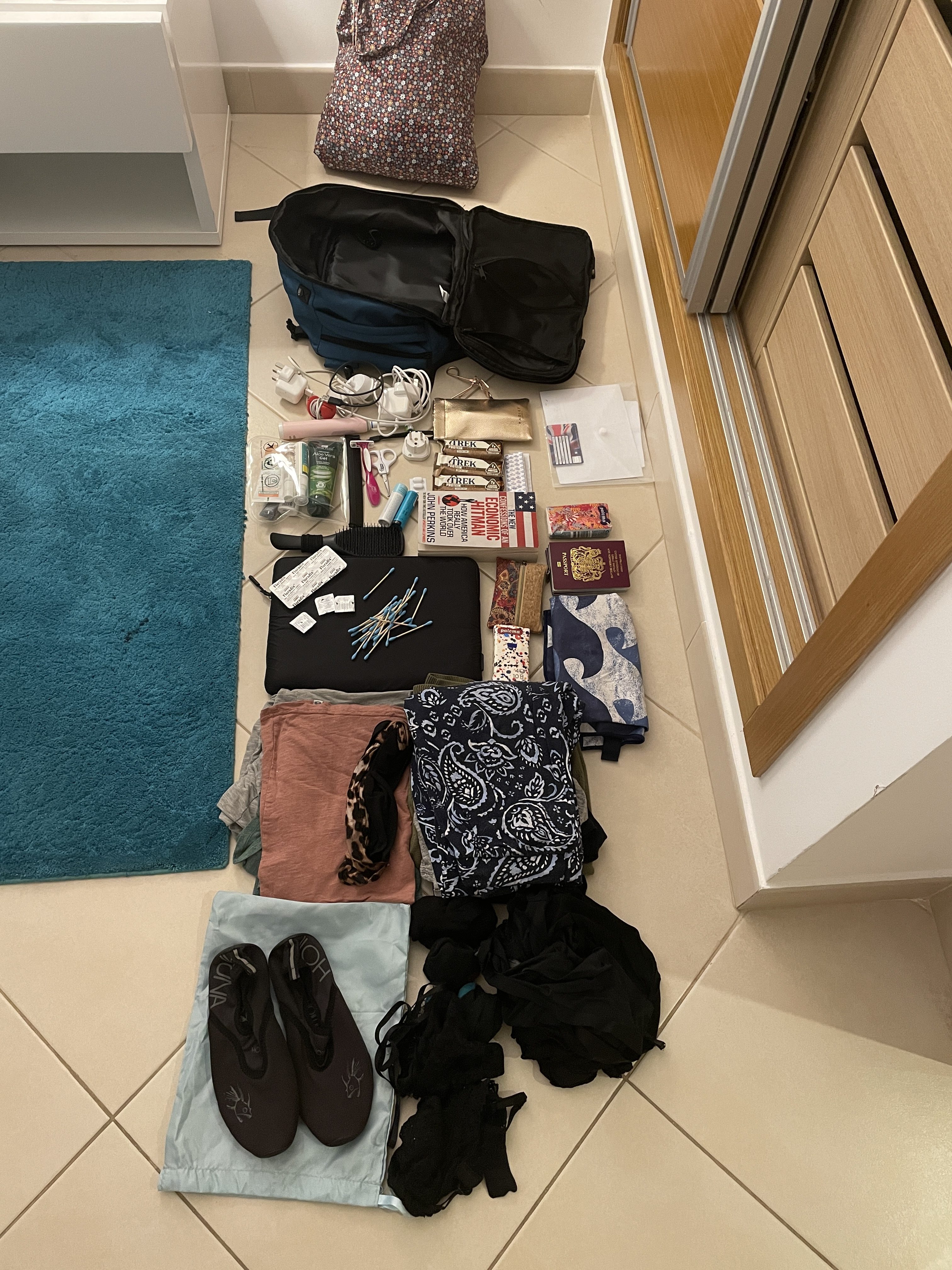 7-Night Ryanair Underseat Bag Packing List