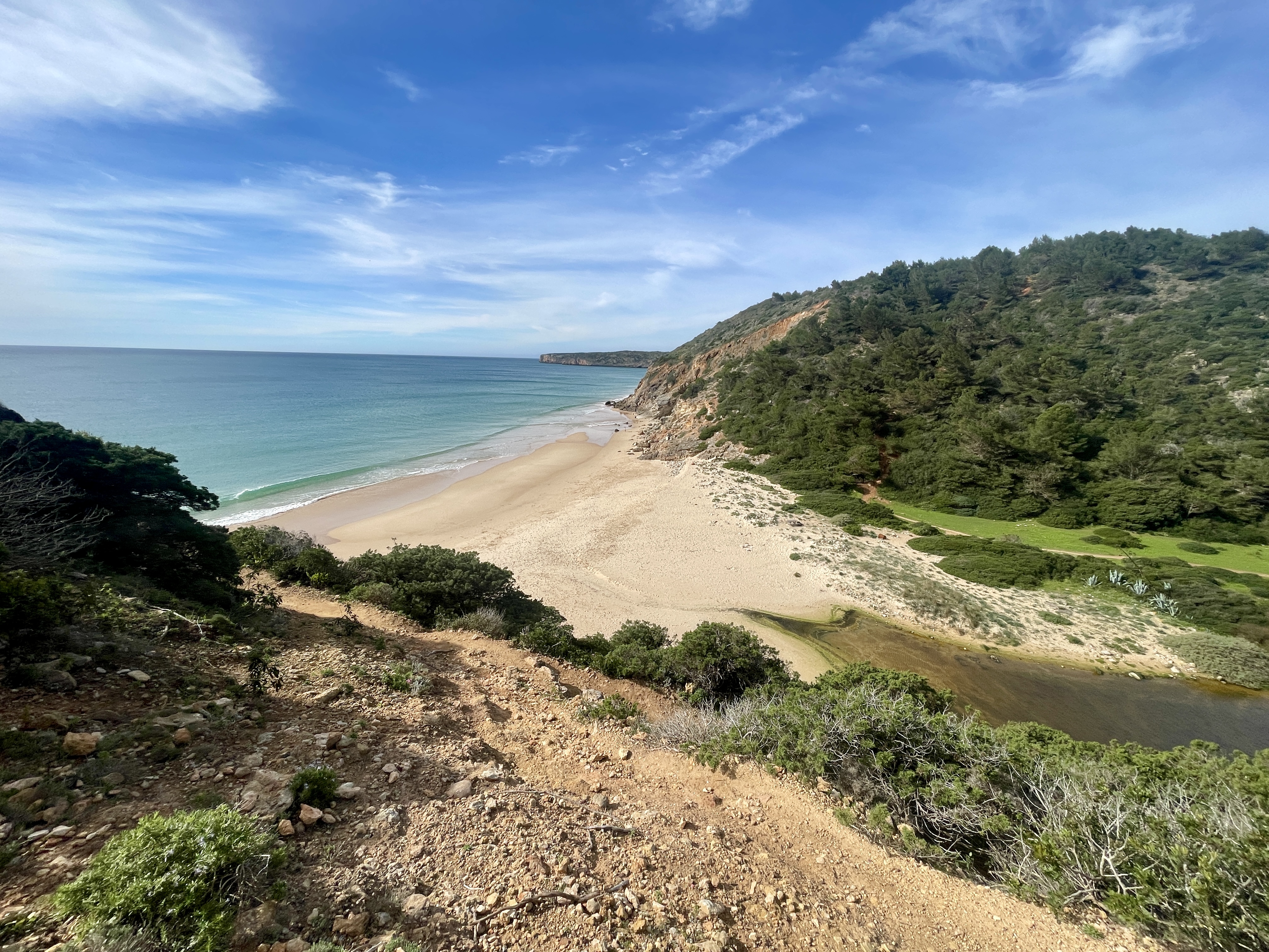 Hiking to Praia da Figueira