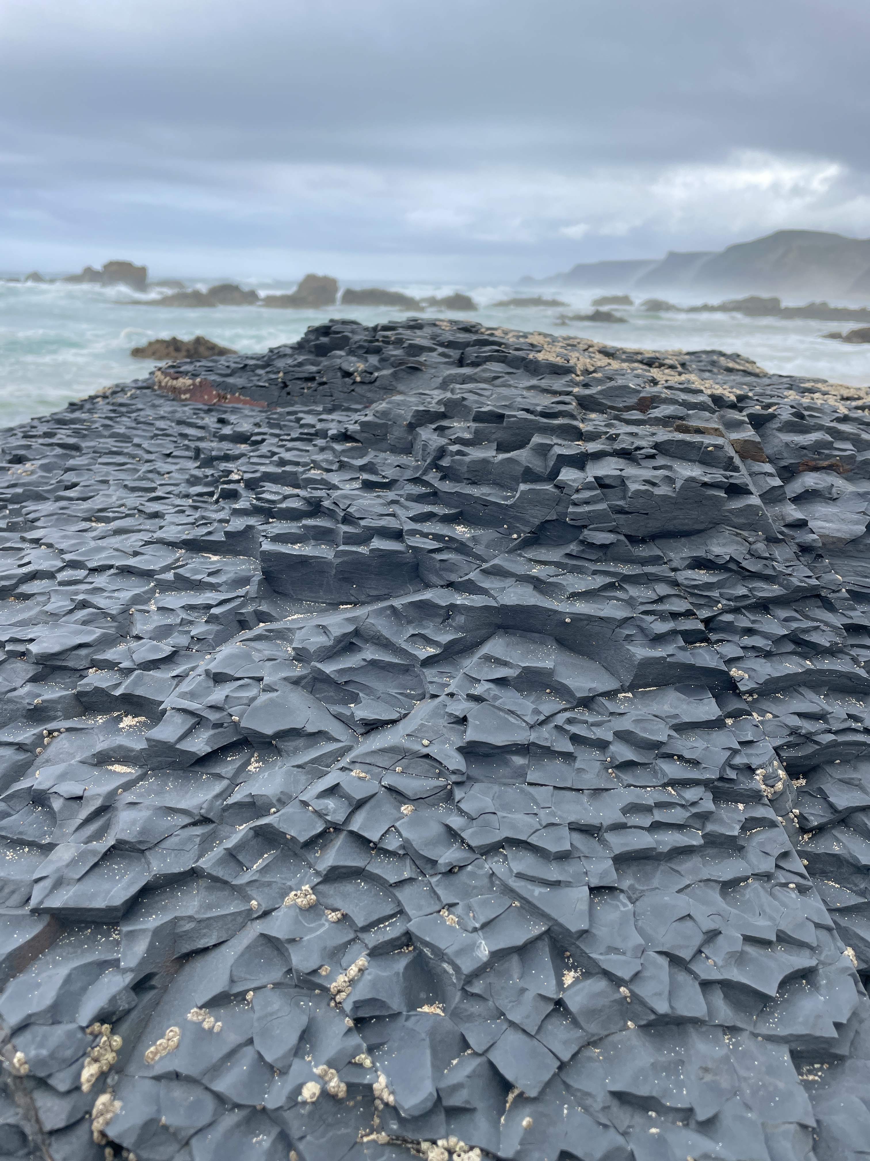 Praia do Castelejo rock formations
