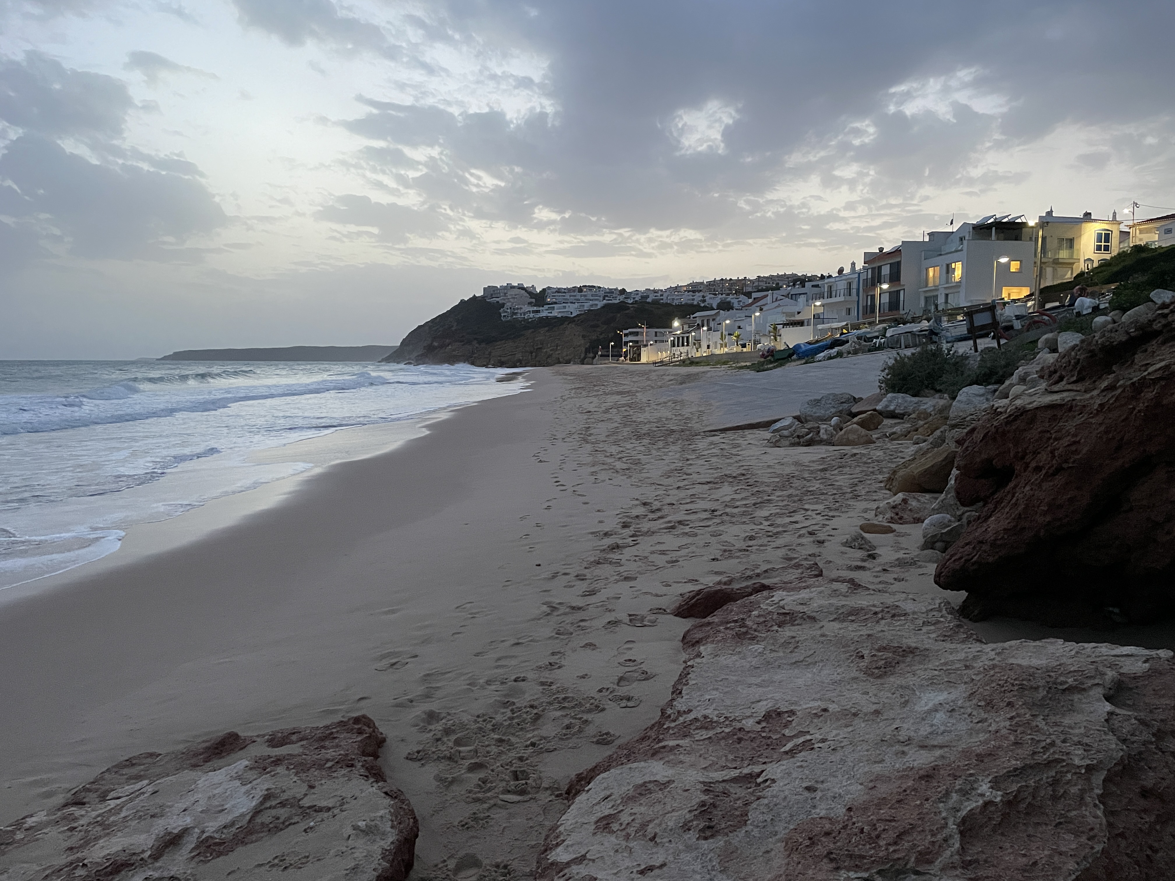 Salema Beach at Dusk
