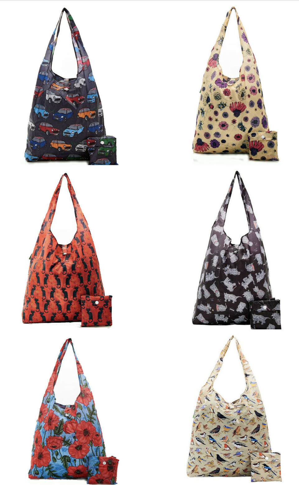 eco chic foldable shopper in a pocket
