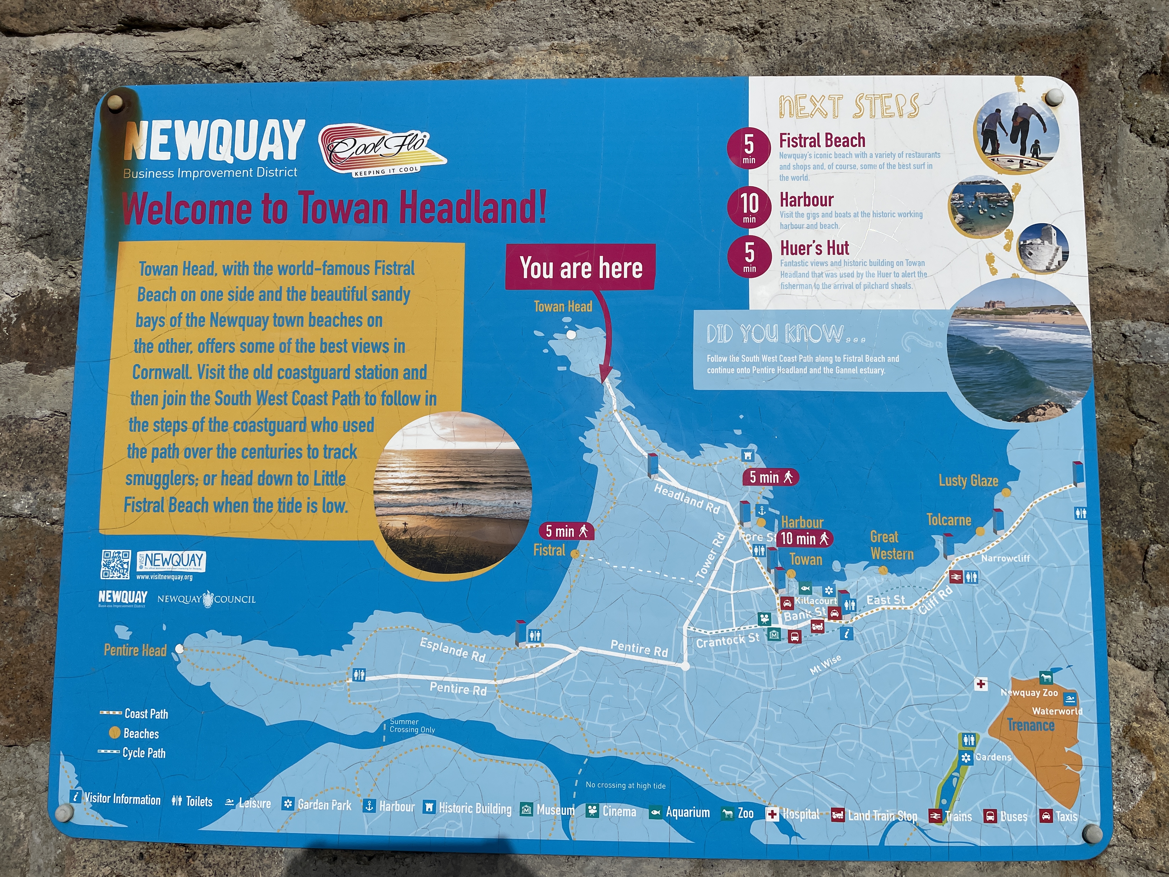 Exploring Towan Headland in Newquay