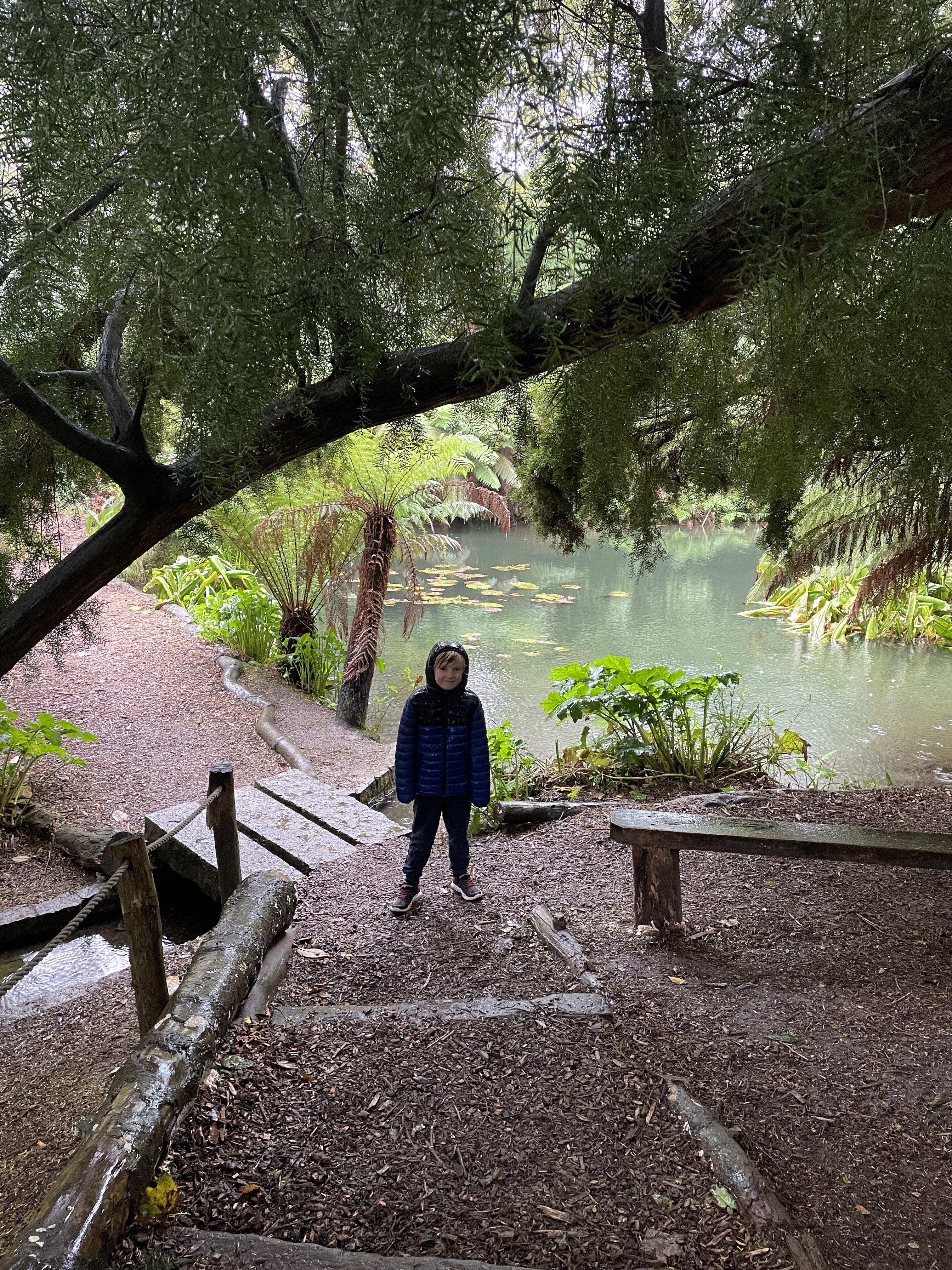 Exploring The Jungle at The Lost Gardens of Heligan