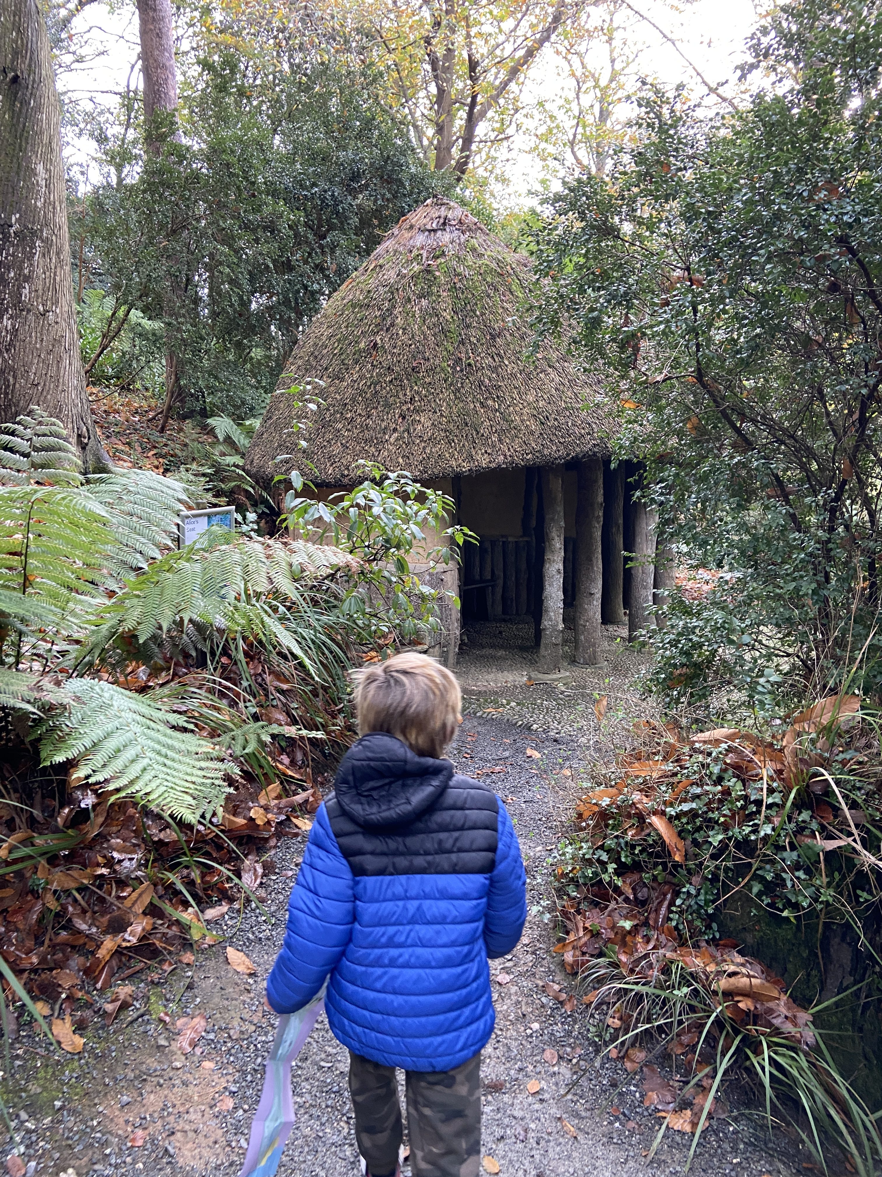 Small roundhouse at Trebah Gardens