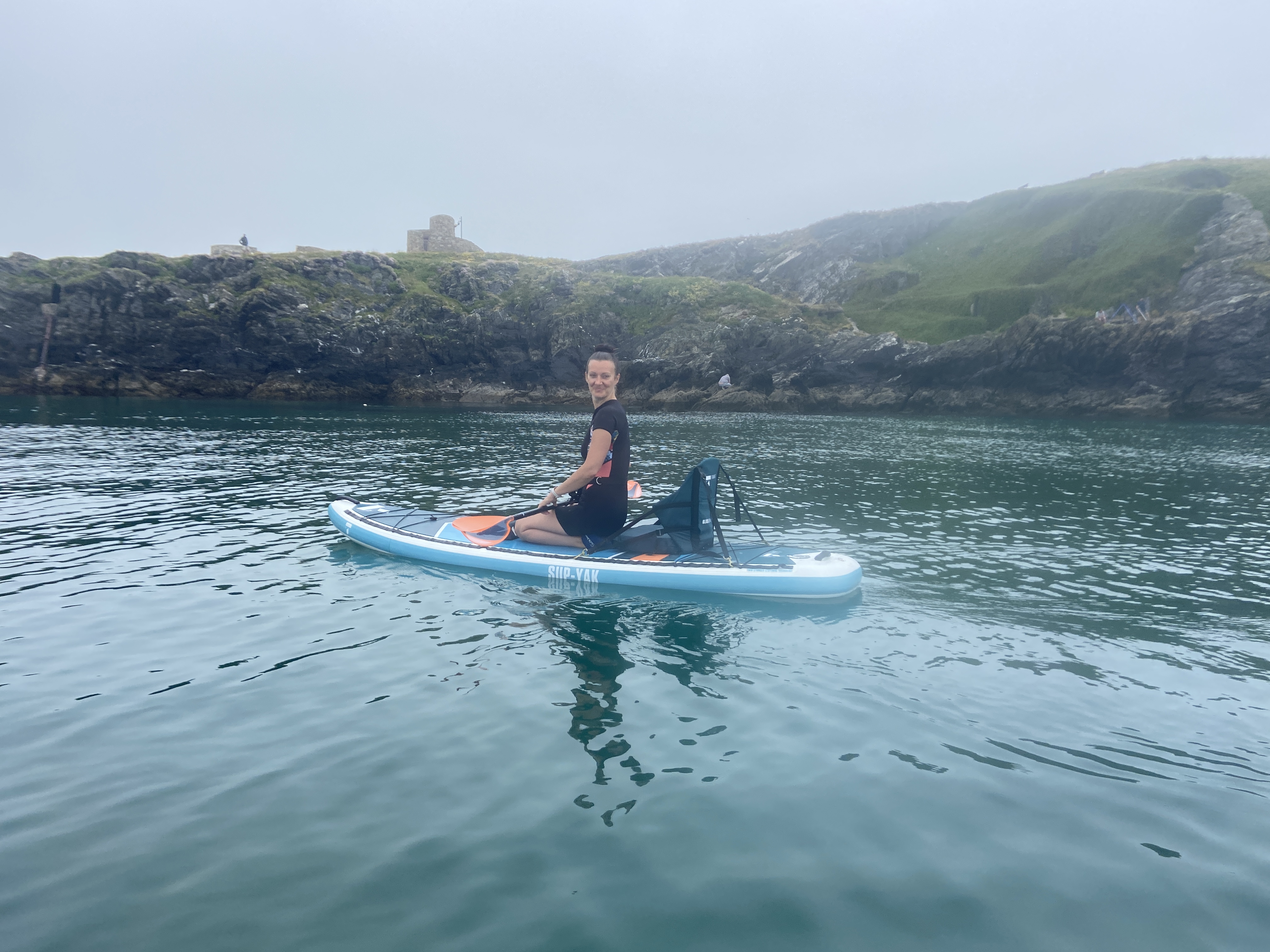 kayaking from towan headland to towan beach in newquay 