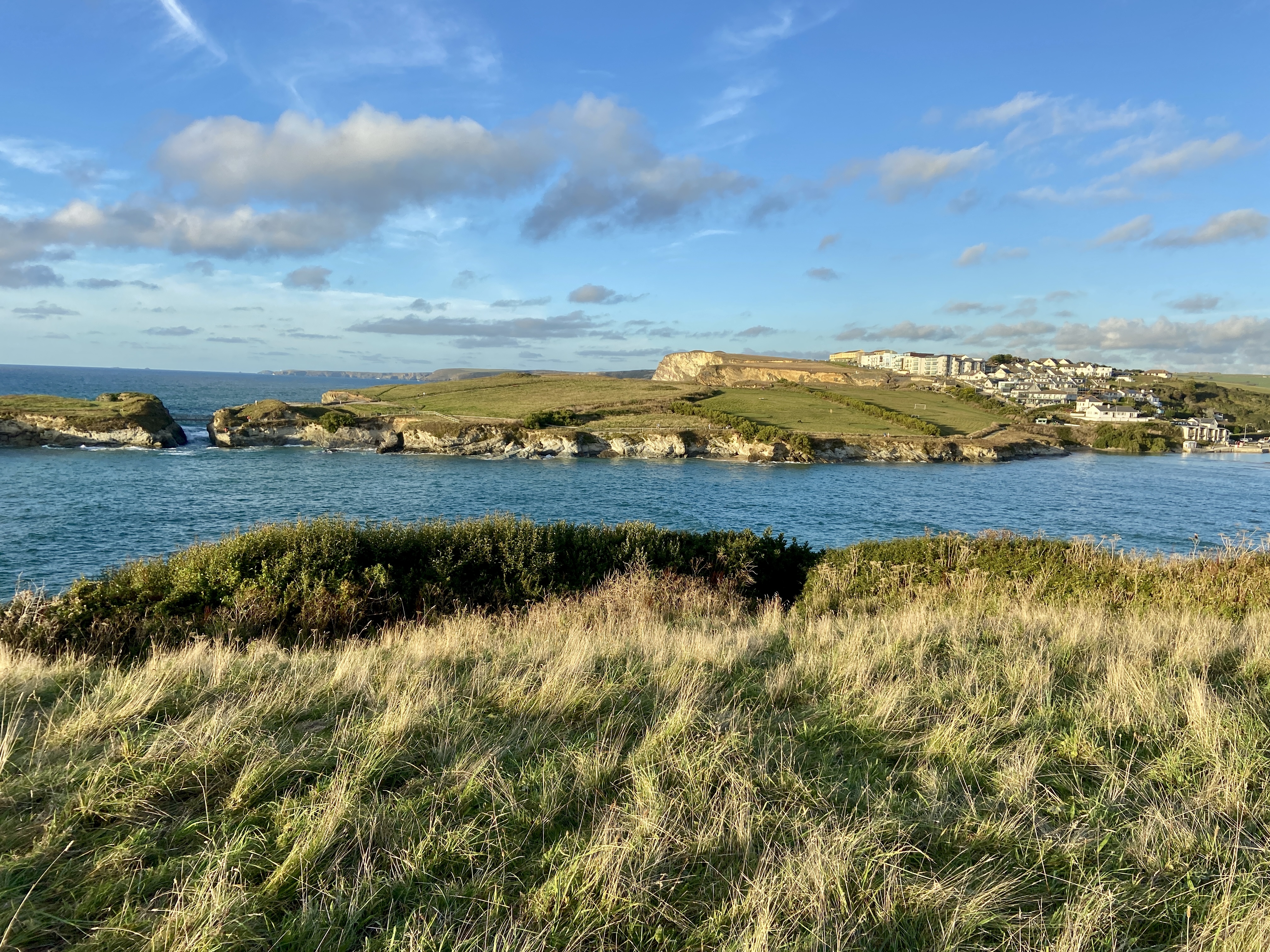 Exploring Trevelgue Headland and Porth Island in Newquay
