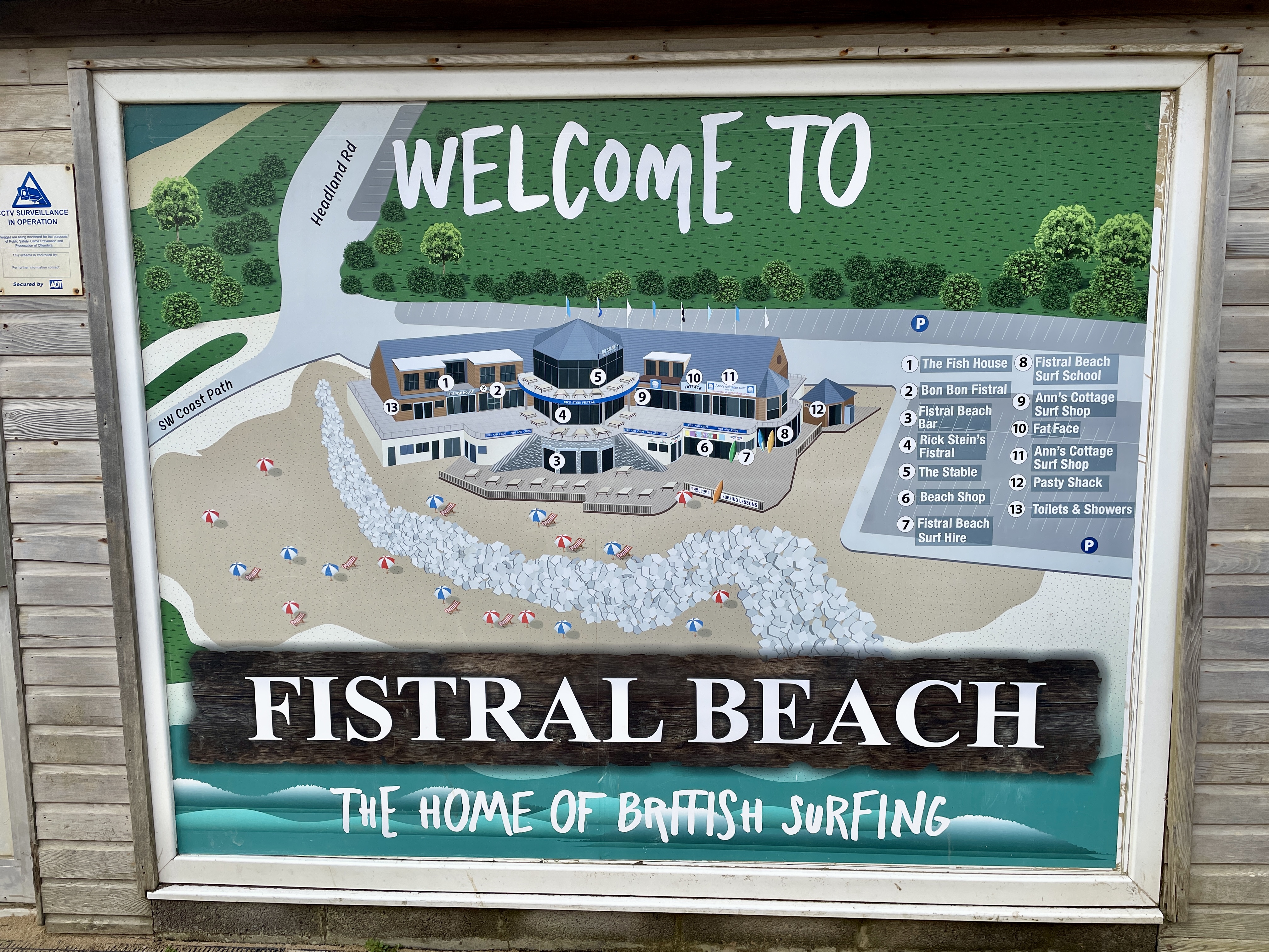 Fistral Beach Complex Map