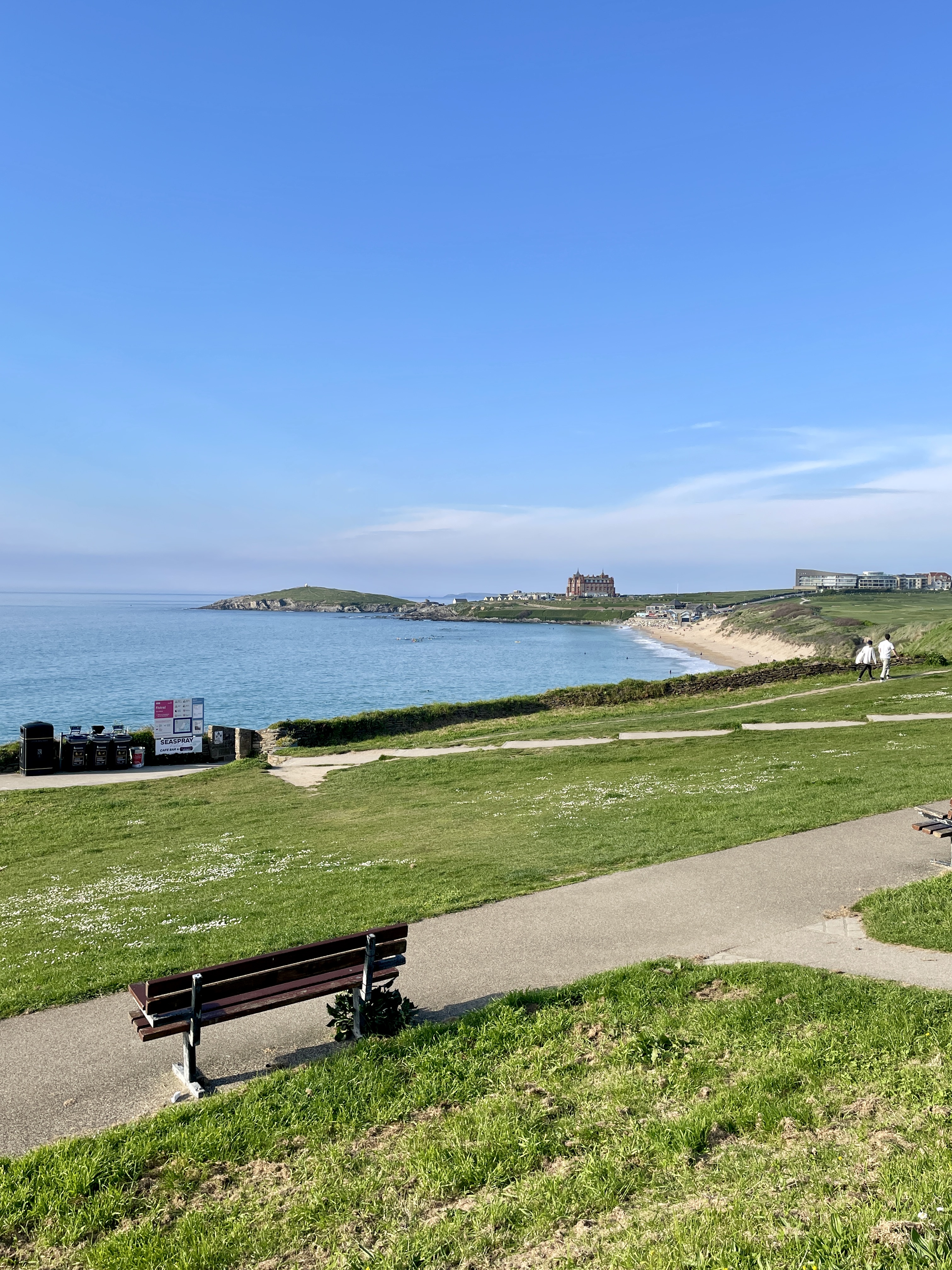 Fistral Beach at High Tide 