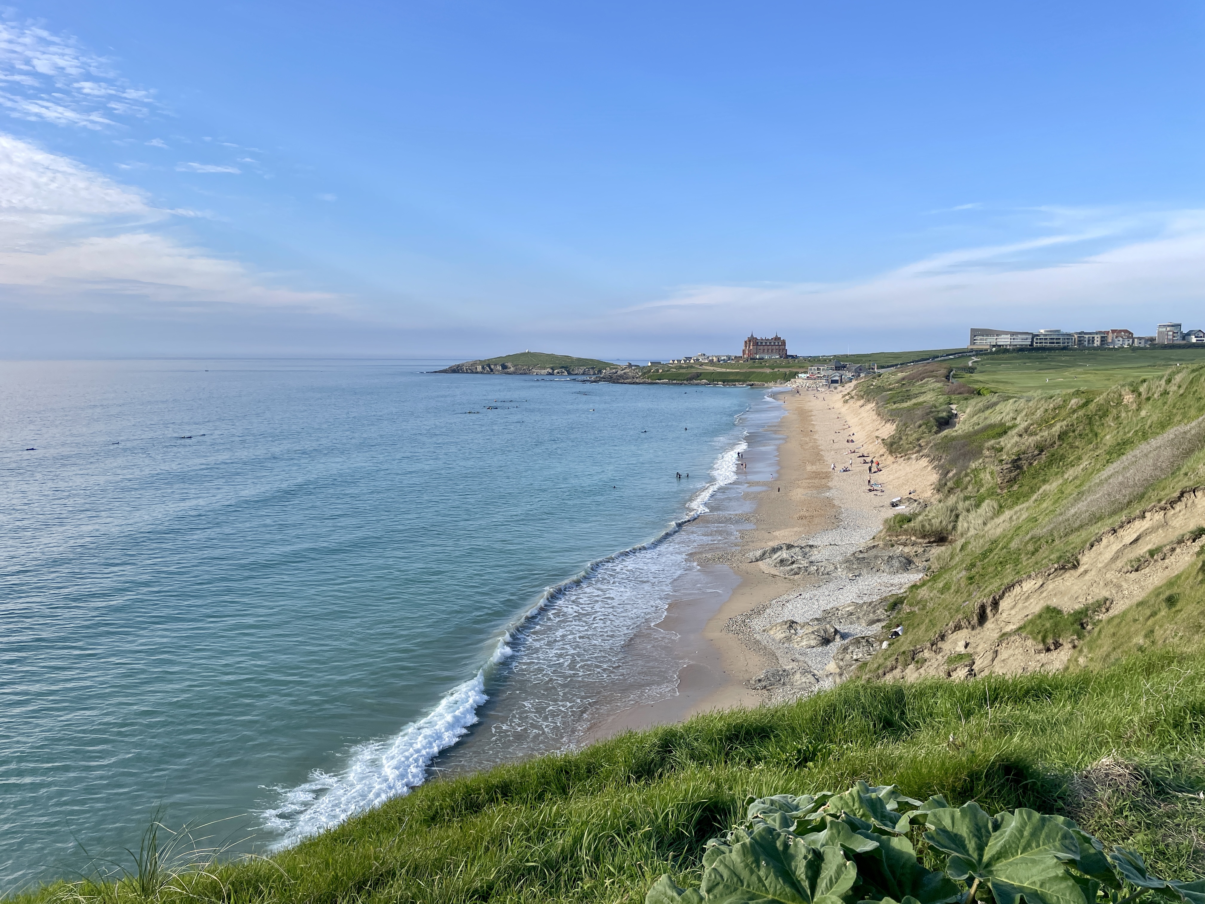 Fistral Beach at High Tide 