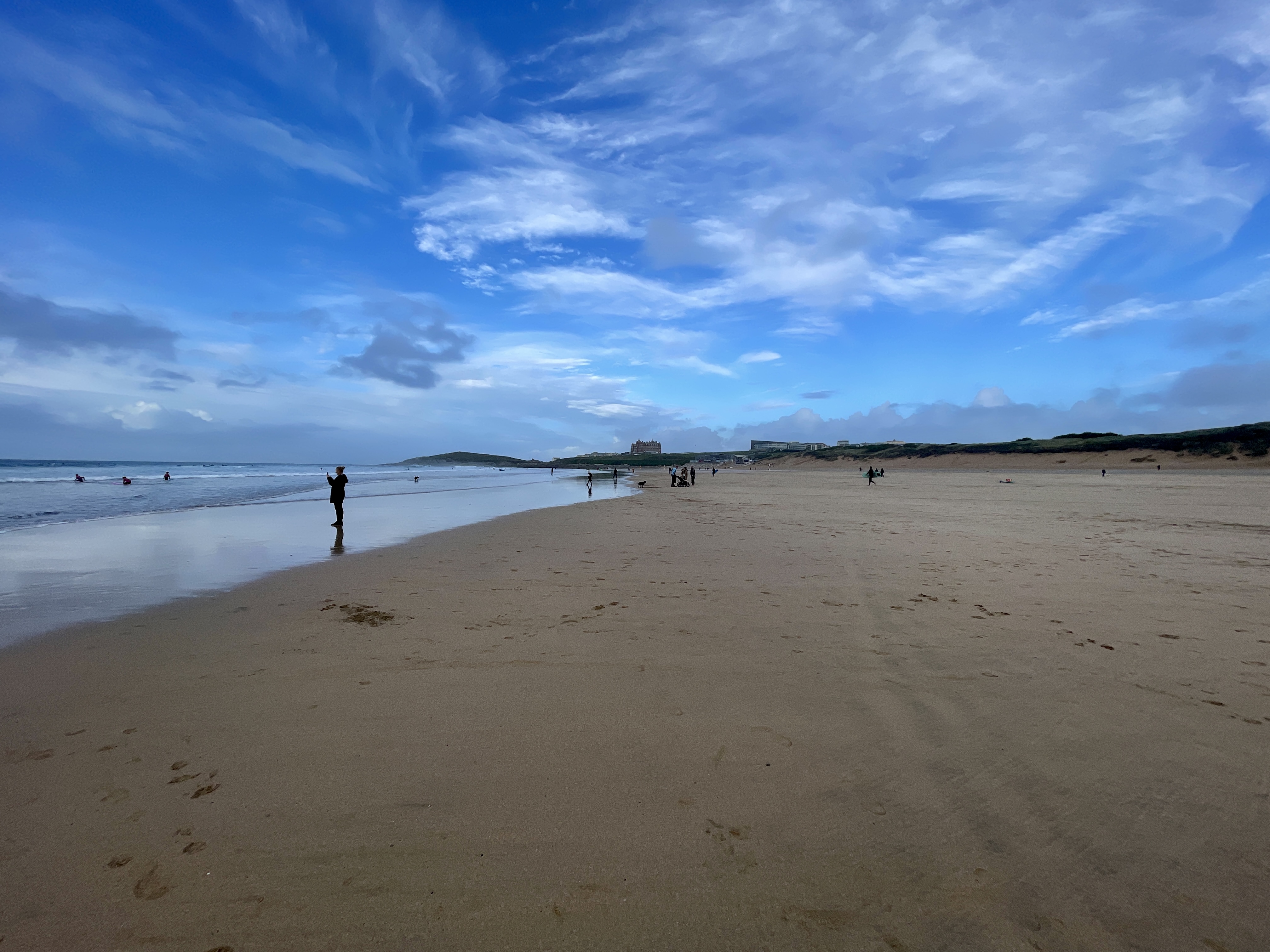Fistral beach in October