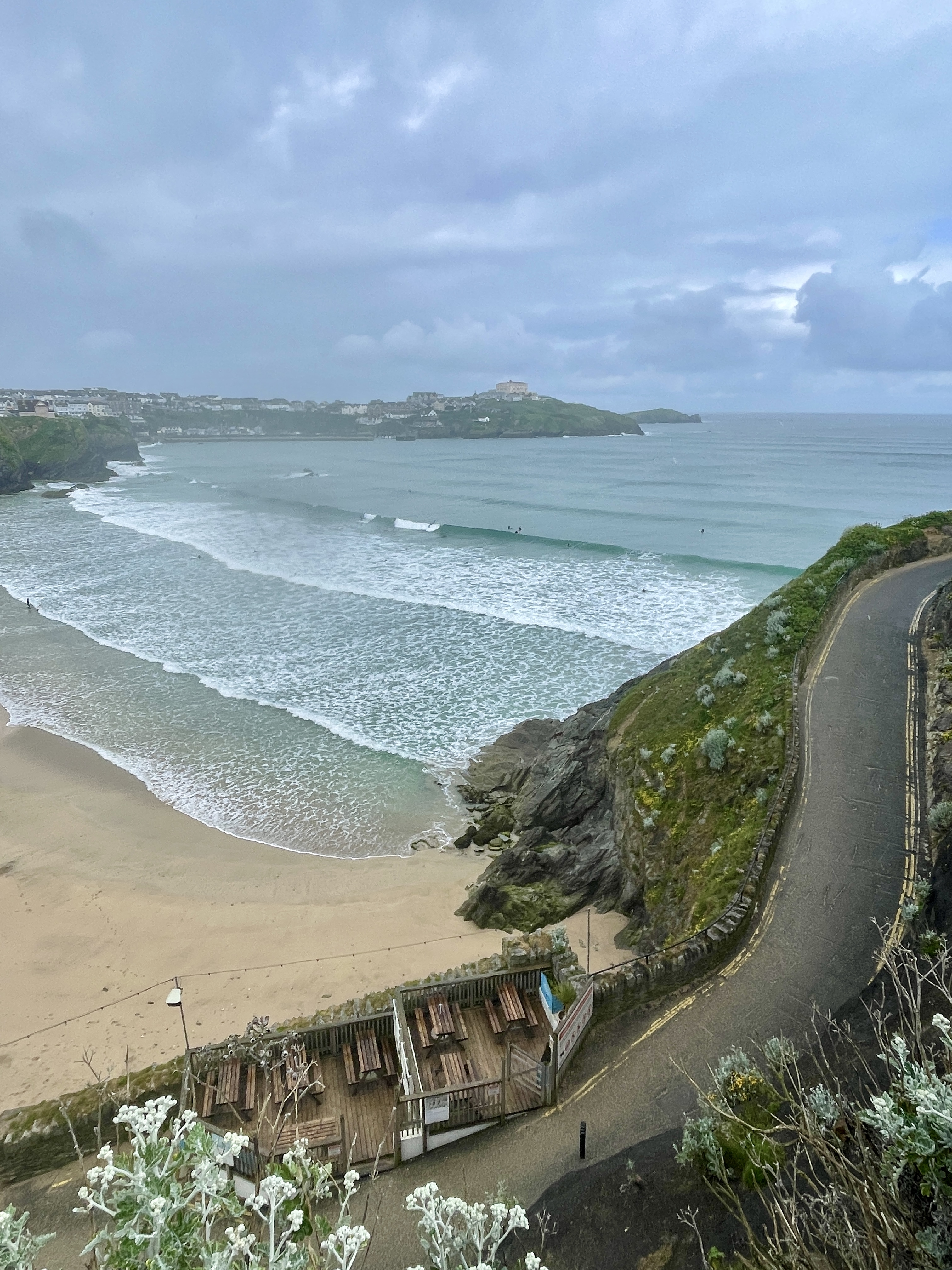 The slope down to Great Western Beach.