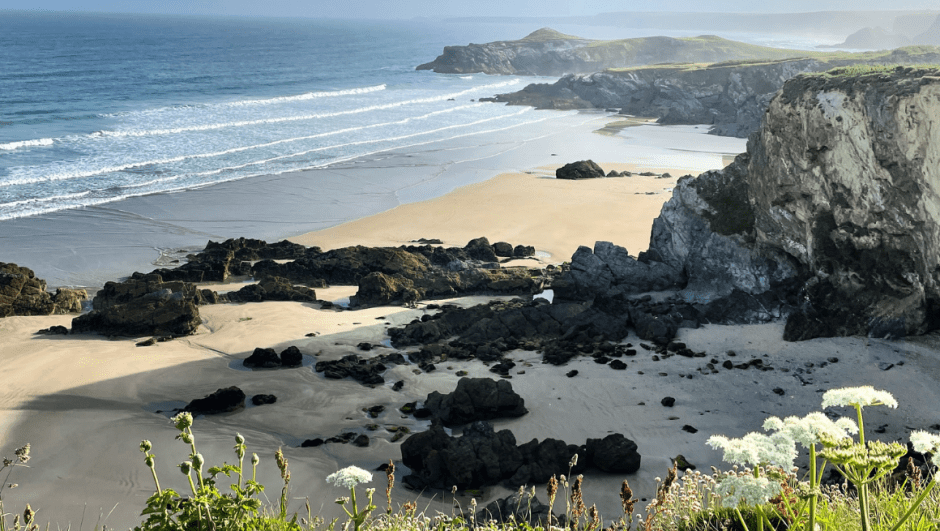 Lusty Glaze Beach Review Secluded Cove Newquay Coastline