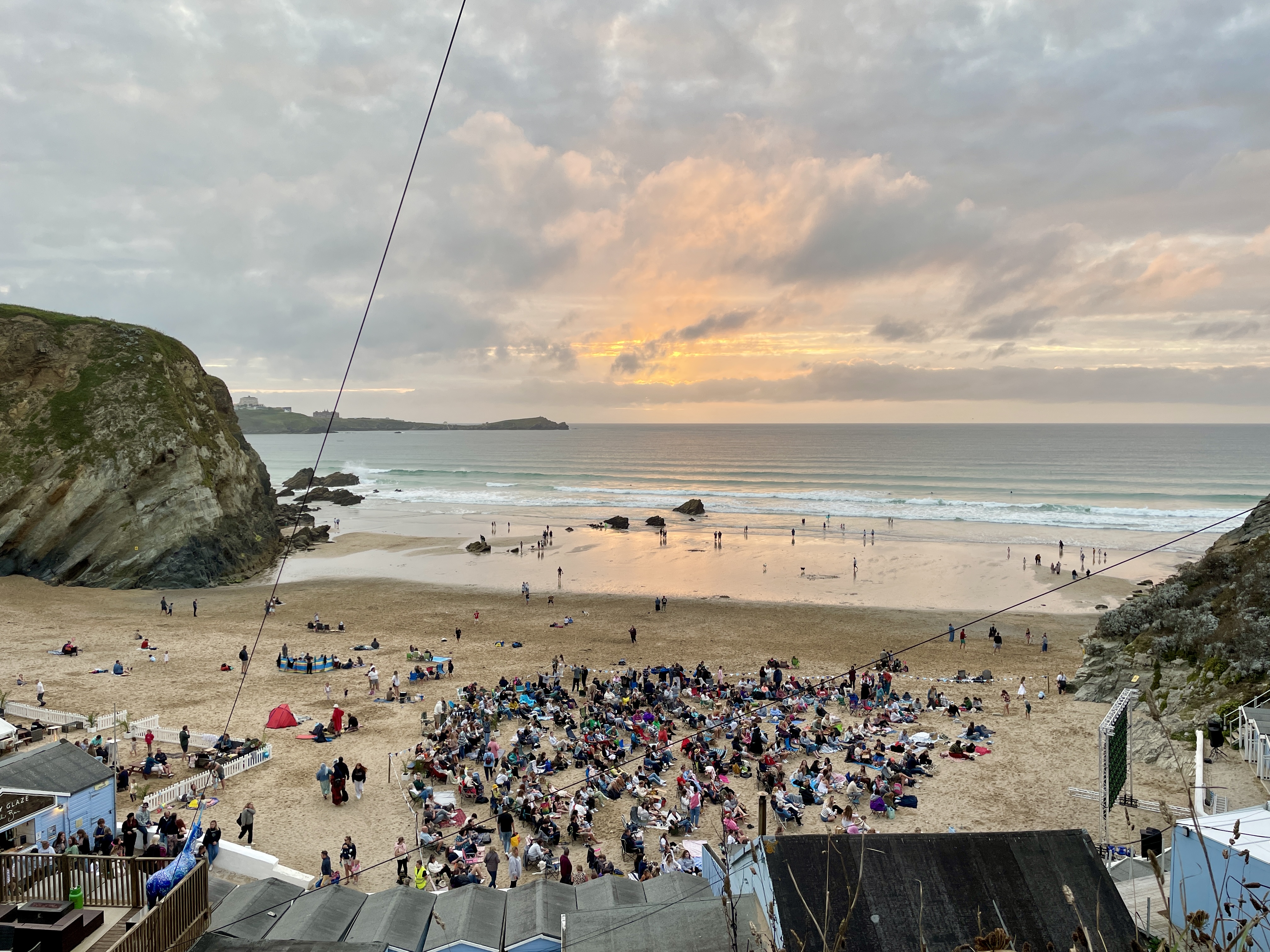 Lusty Glaze Beach Cinema