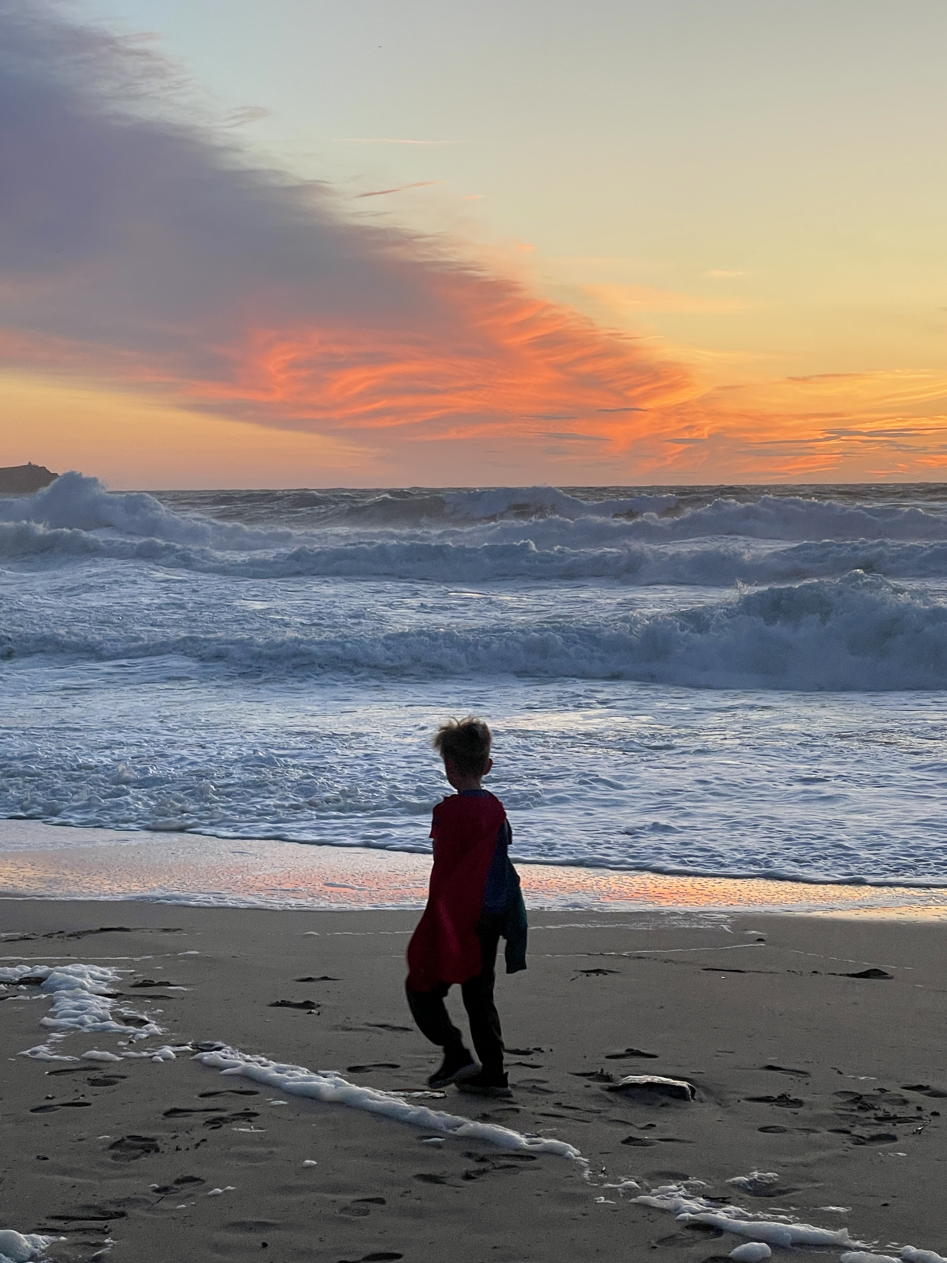 Amazing sunsets and skies at Lusty Glaze