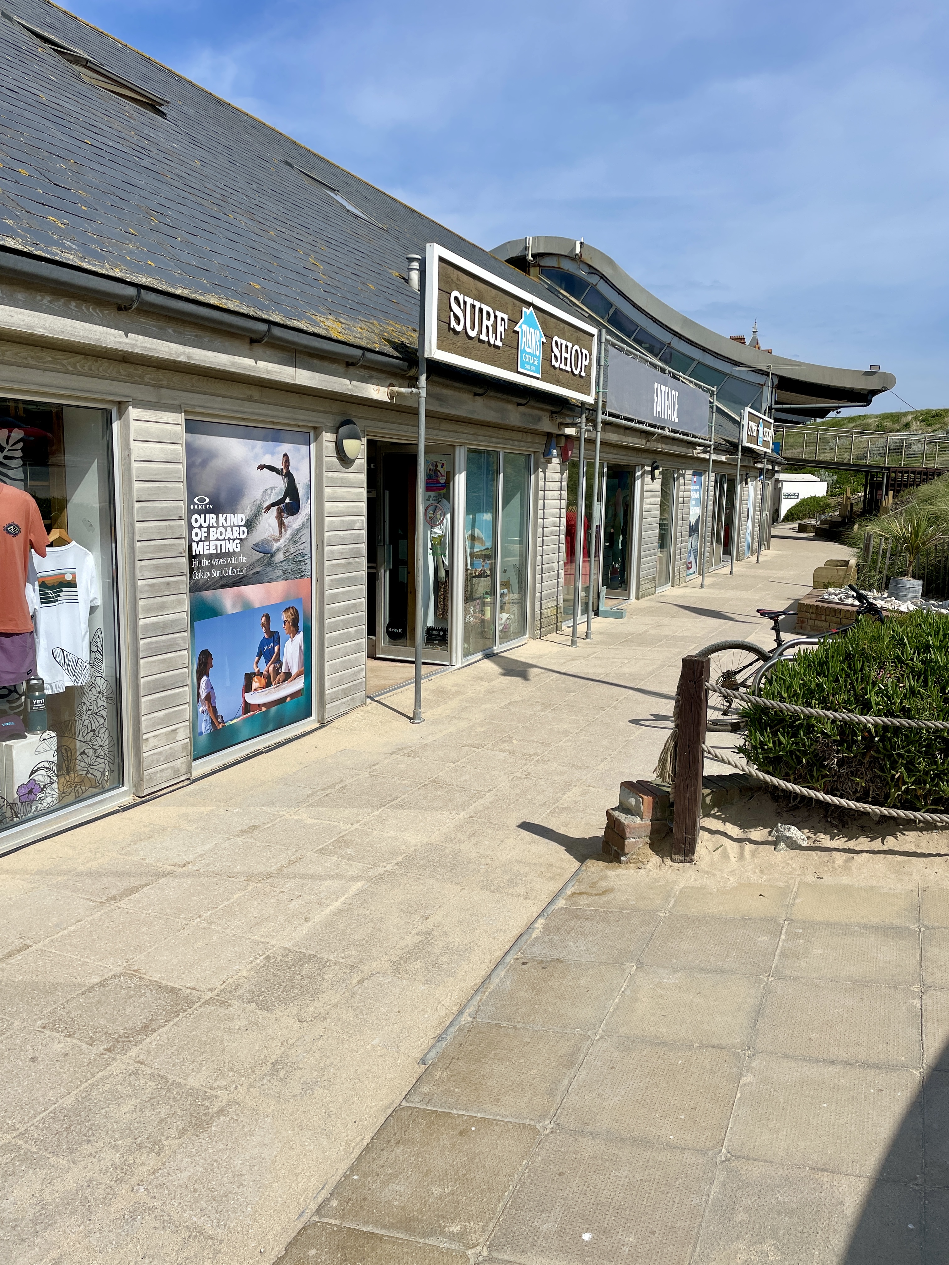 Shopping at Fistral