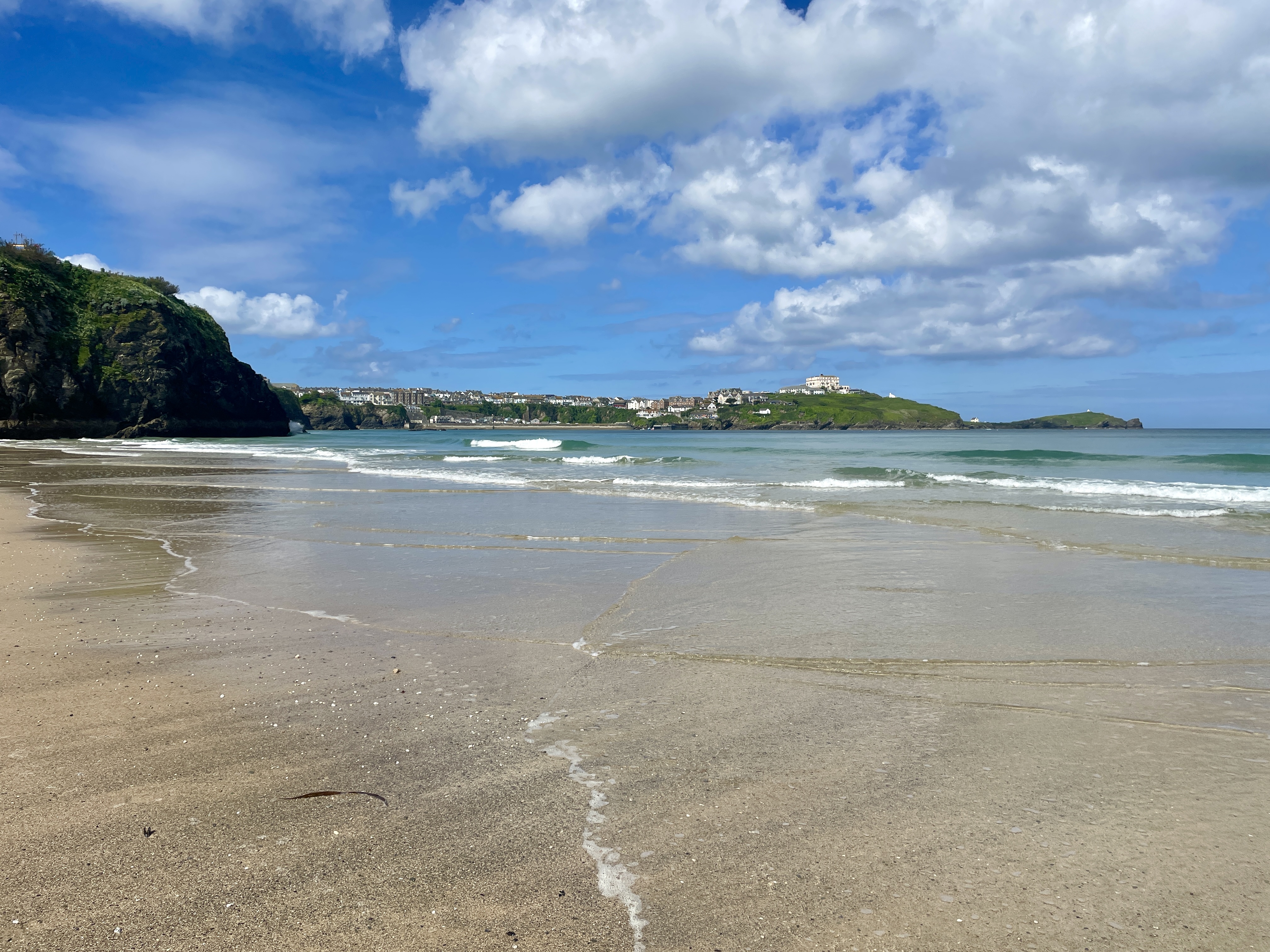 Views from Tolcarne Beach in Newquay