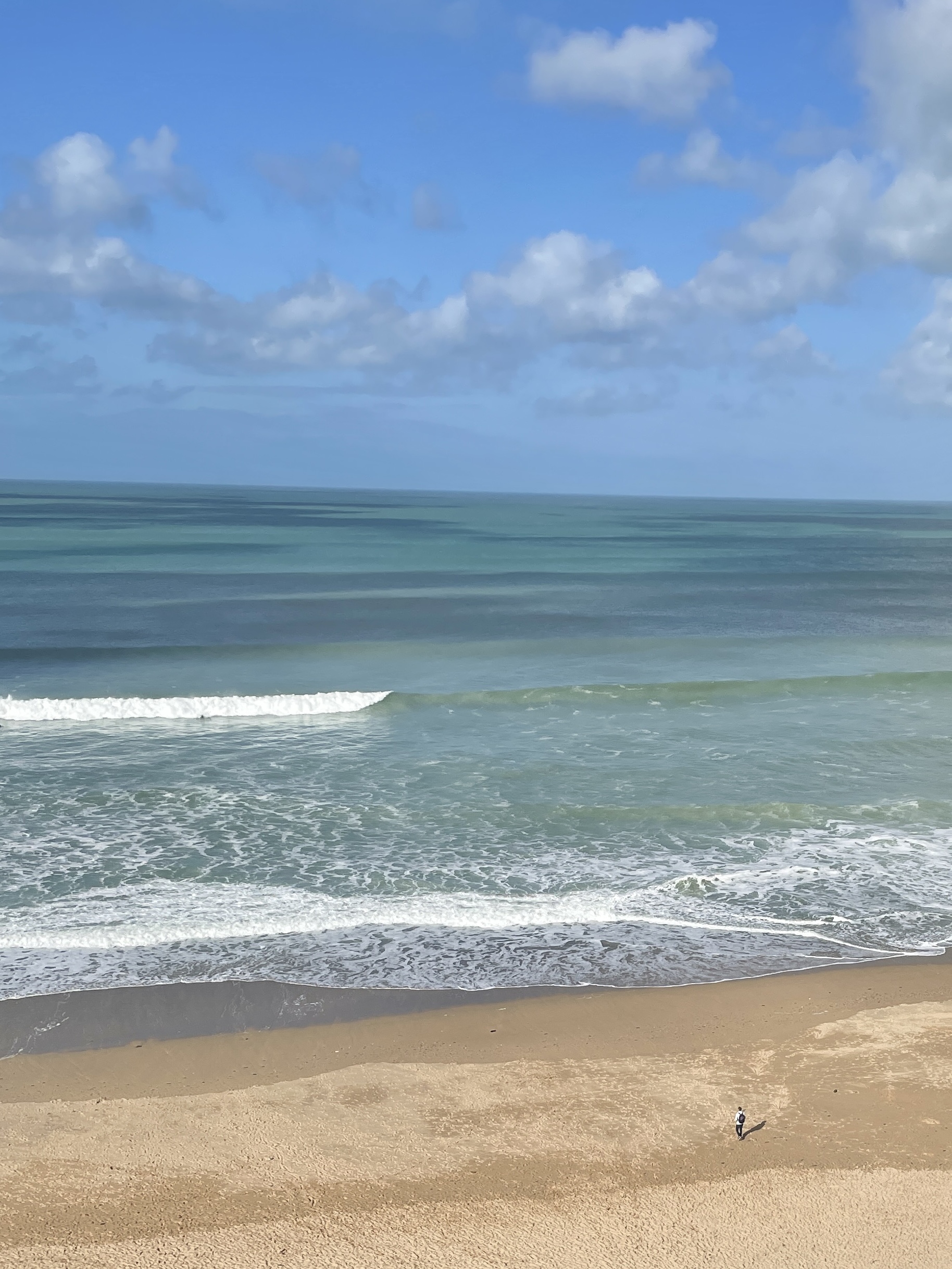 Gorgeous colour atlantic ocean at Tolcarne Beach