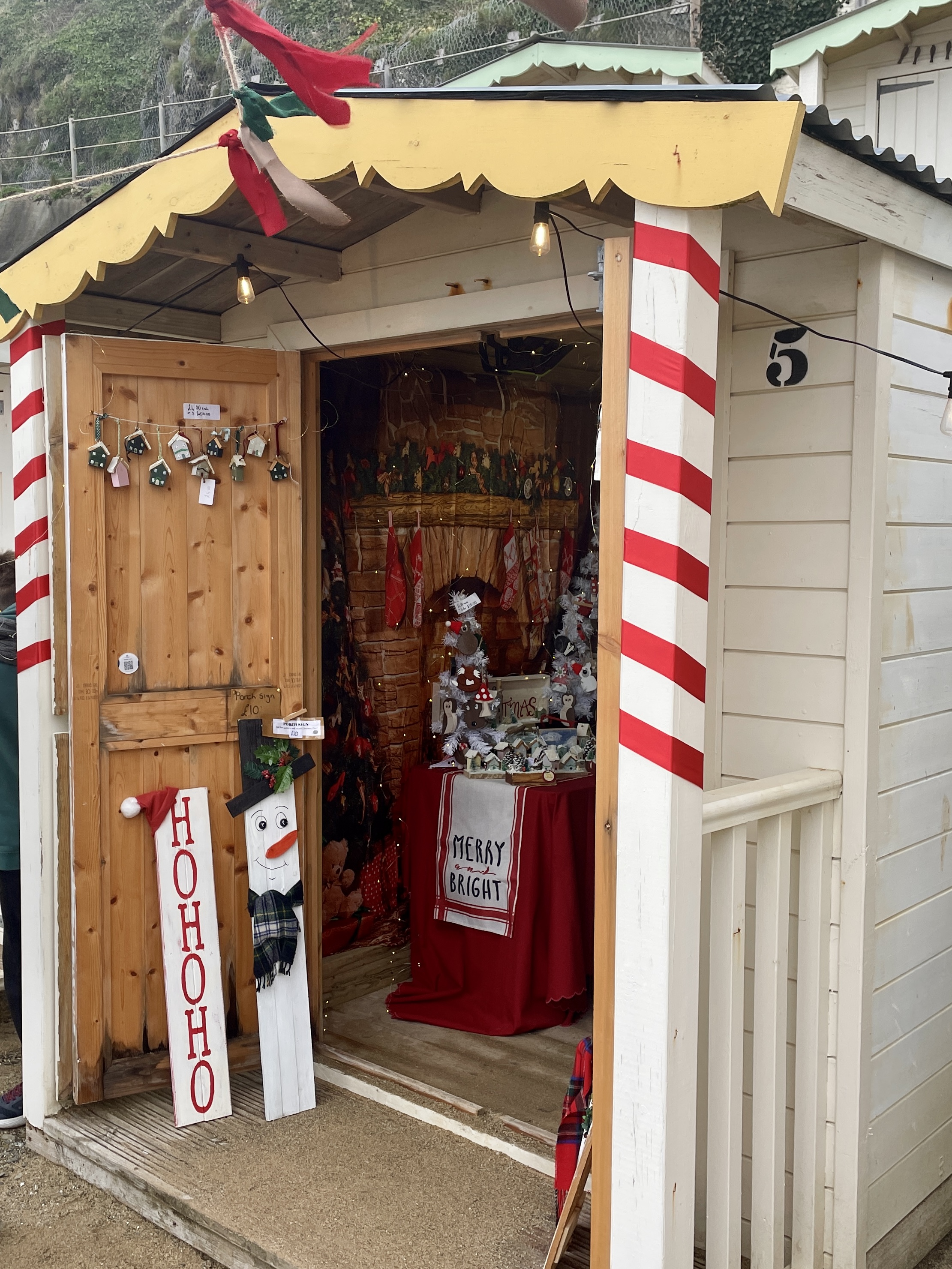  Tolcarne Newquay Christmas Market Beach Huts, 2025