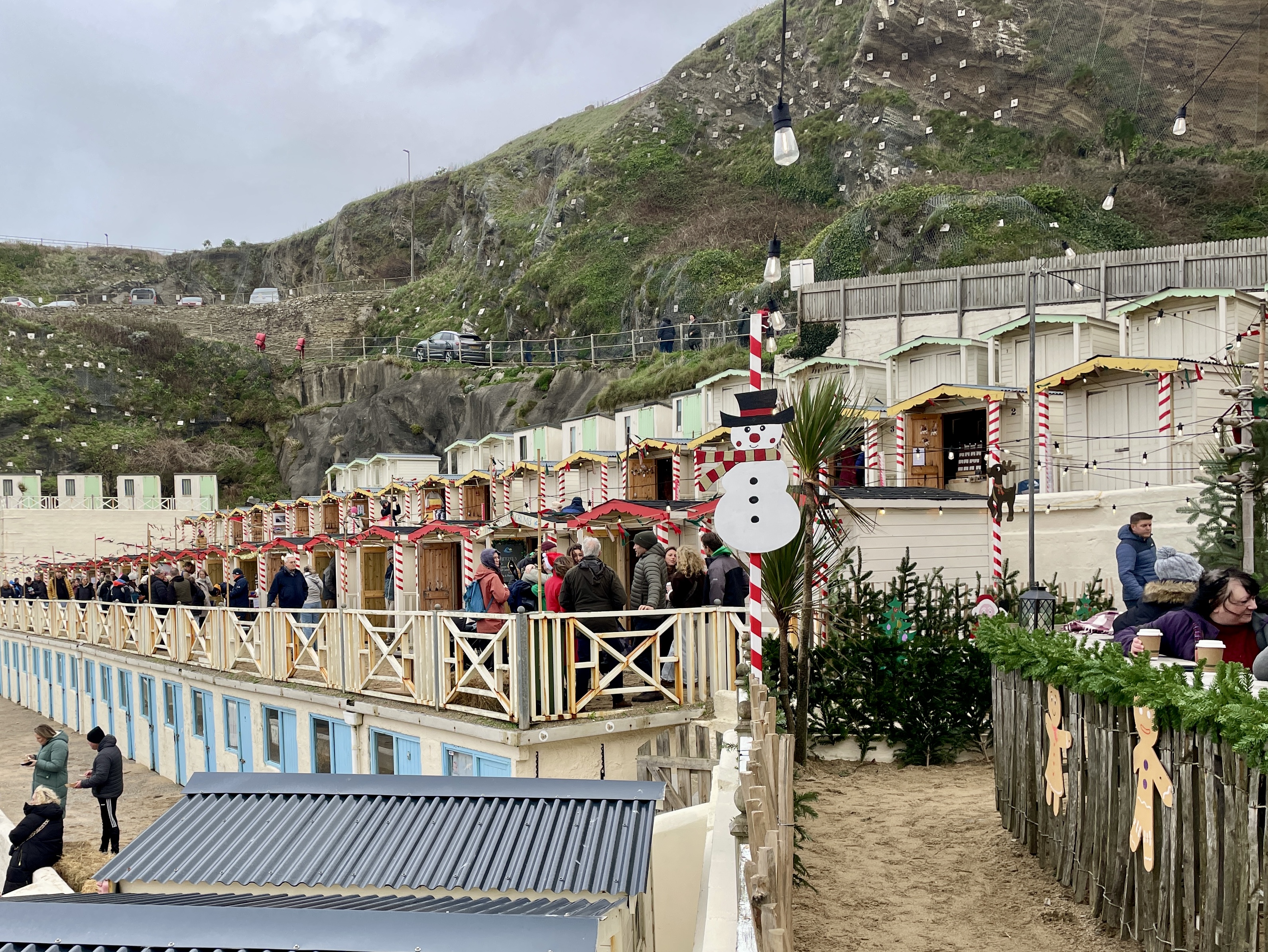 Tolcarne Newquay Christmas Market Beach Huts, 2025