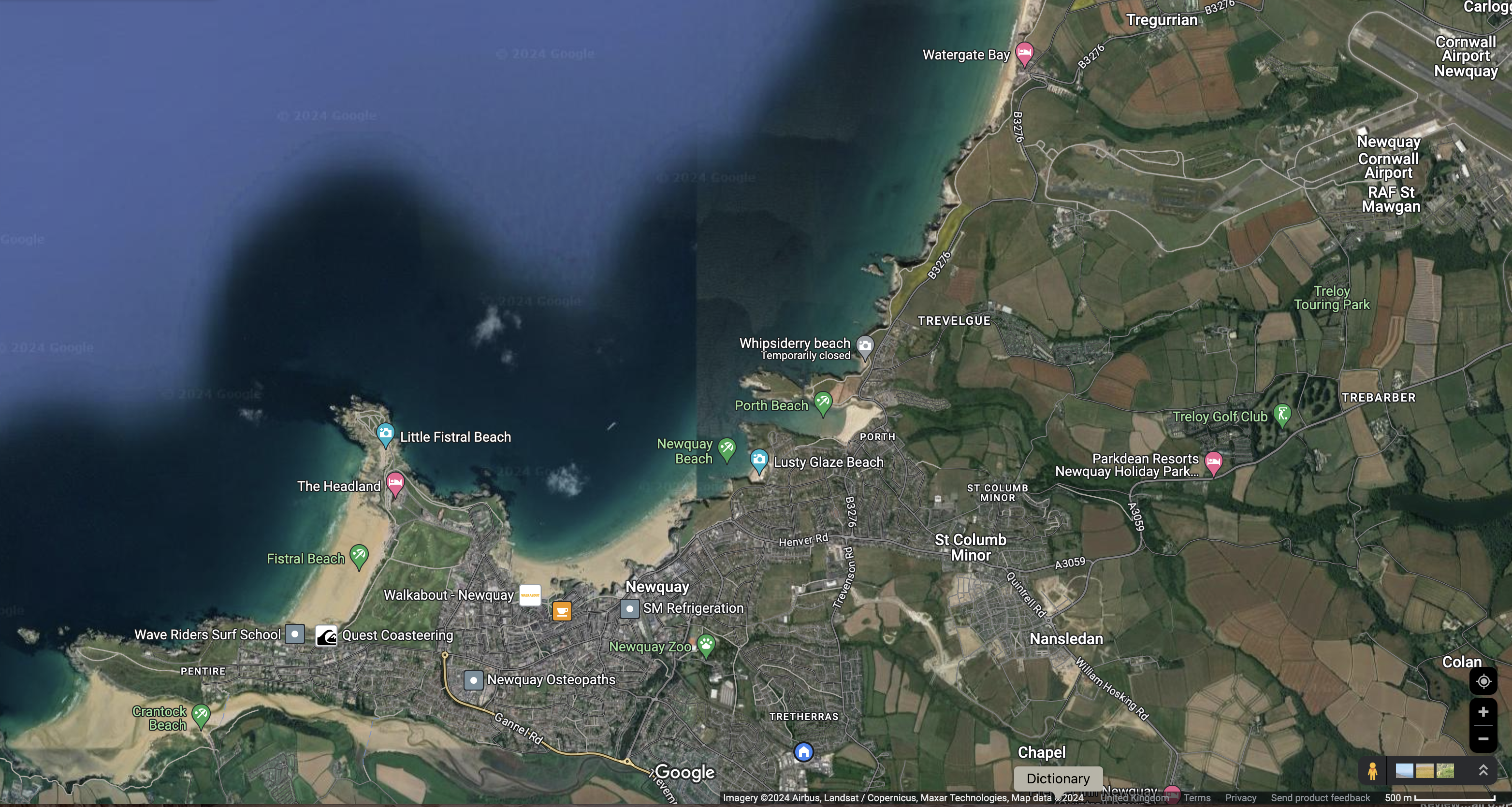 What are the 11 beaches in Newquay Cornwall?